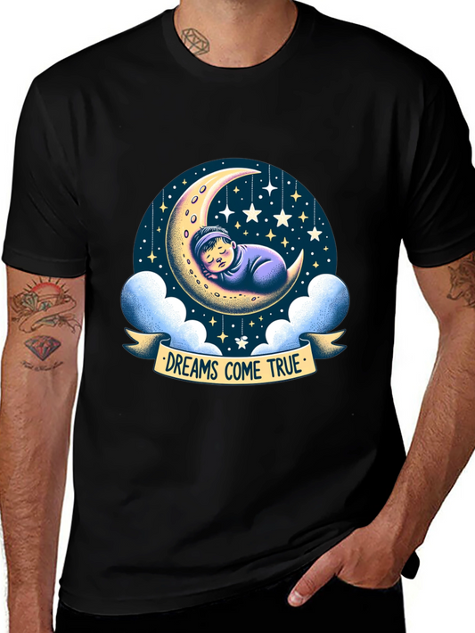 Dreams Come True Graphic Tee - Black