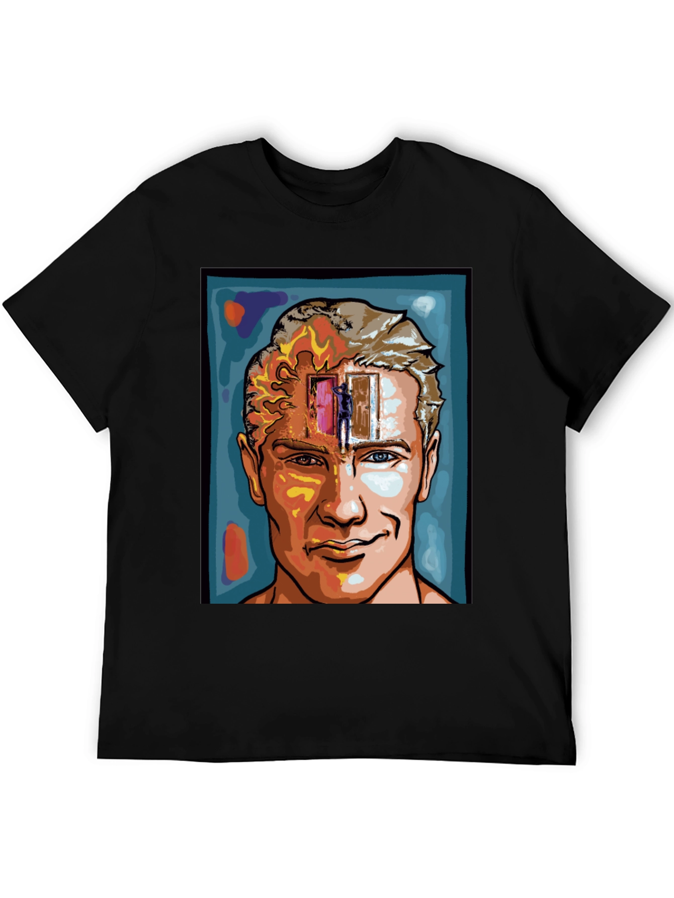 Mind Doorway Graphic T-Shirt - Black