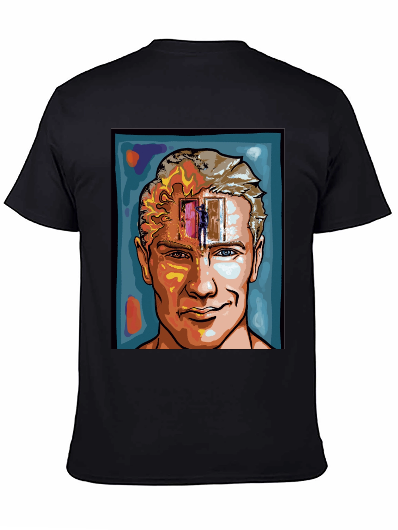 Mind Doorway Graphic T-Shirt - Black