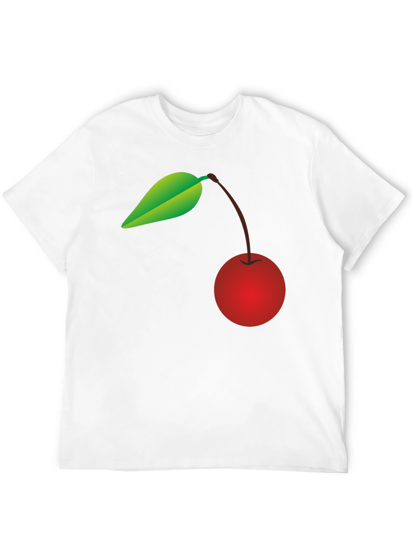 Cherry Graphic Black T-Shirt - Trendy Casual Wear