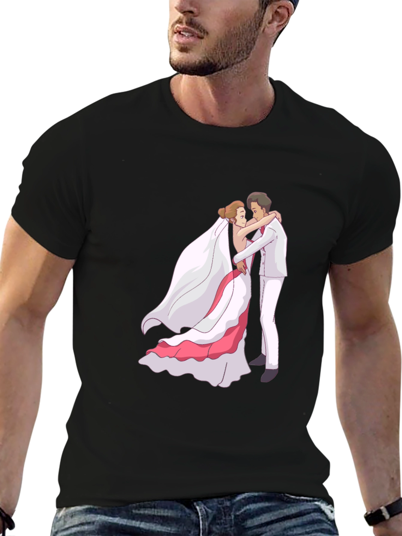 Wedding Couple Graphic T-Shirt