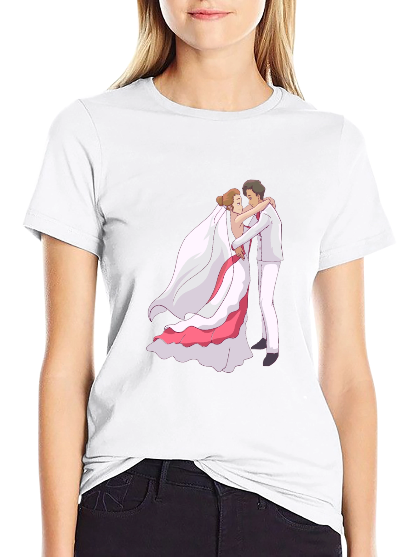 Wedding Couple Graphic T-Shirt