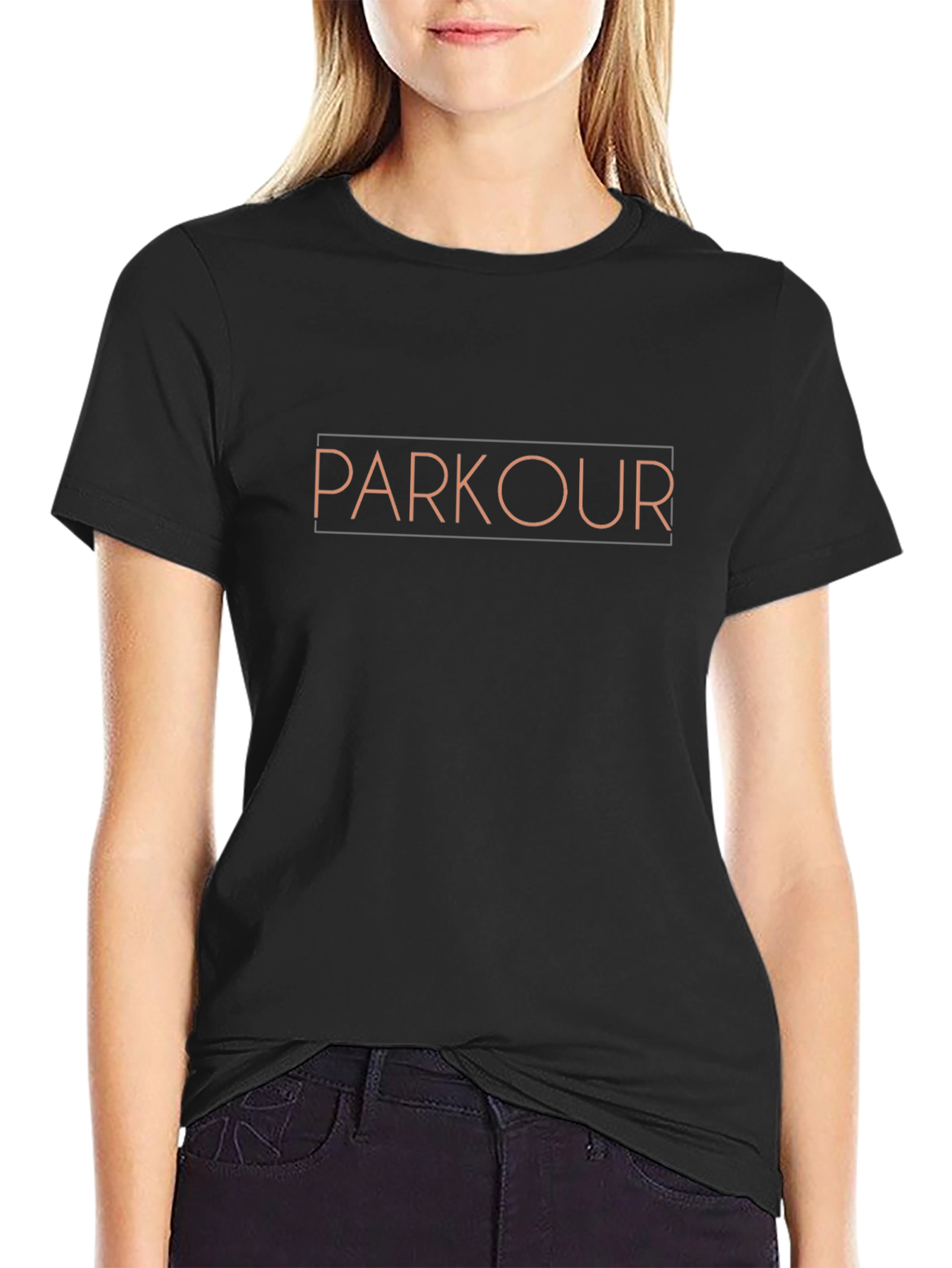 Parkour Graphic Tee - Urban Style Black T-Shirt