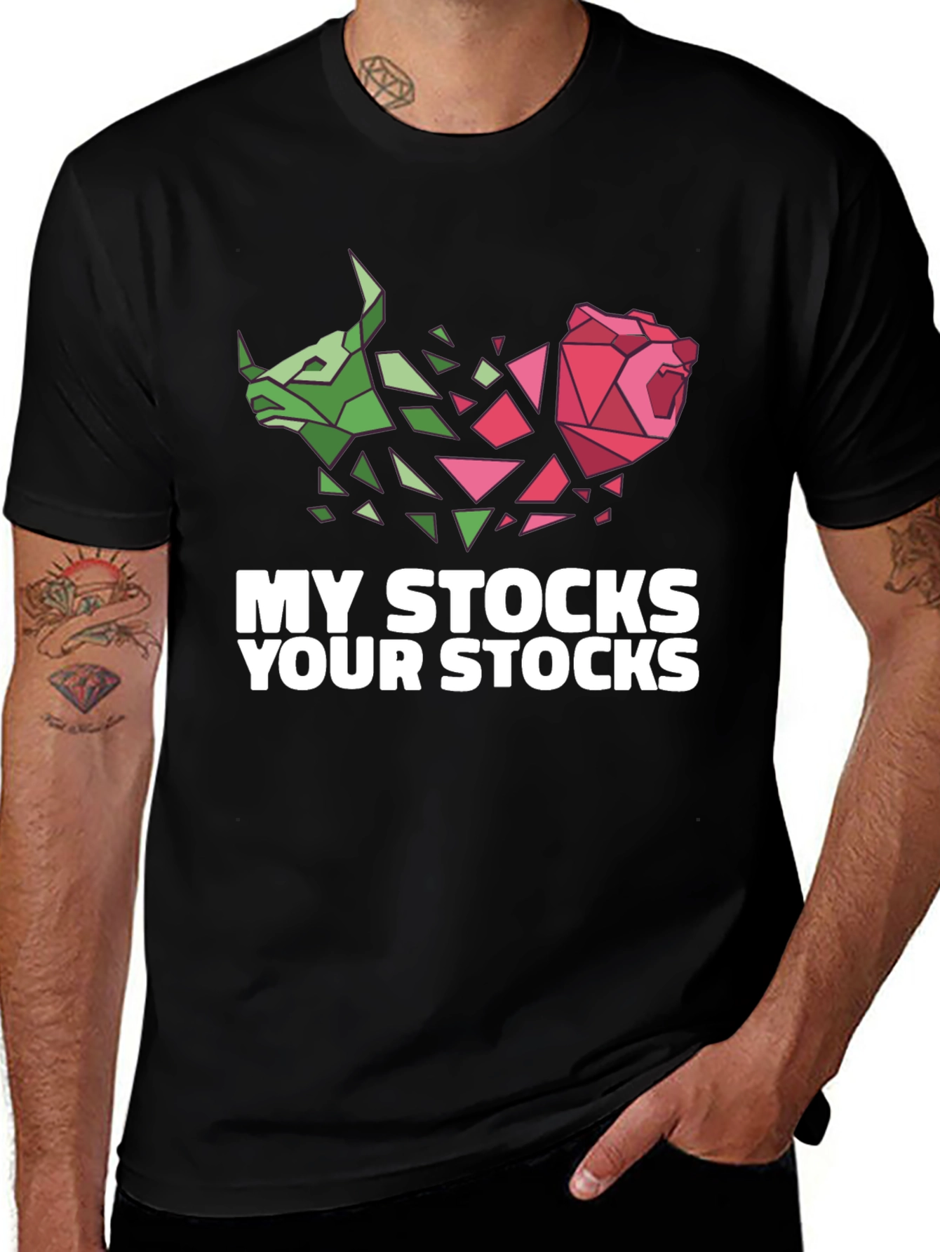 Bull and Bear Stocks T-Shirt