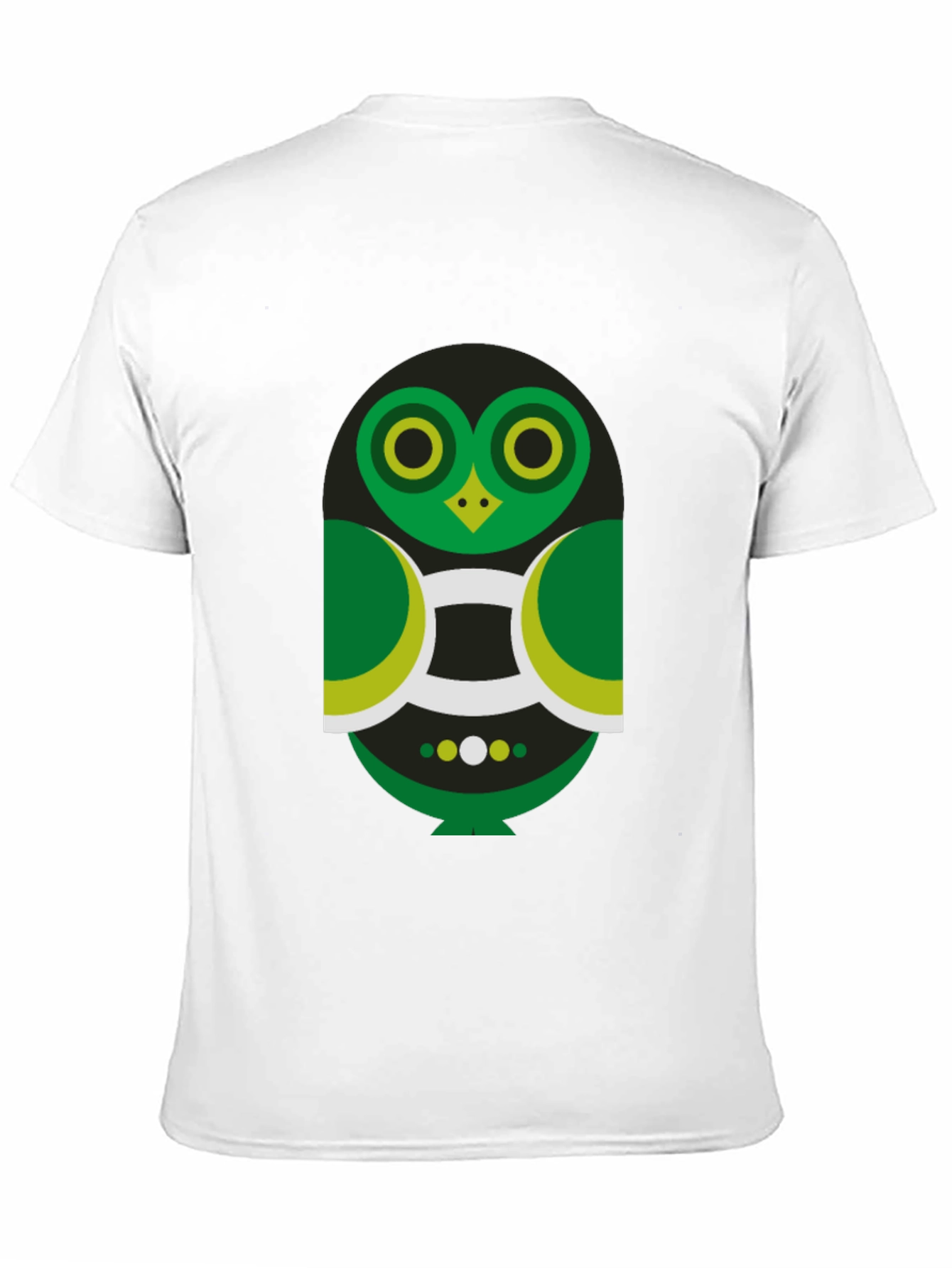 Geometric Owl Graphic Tee - Modern Style