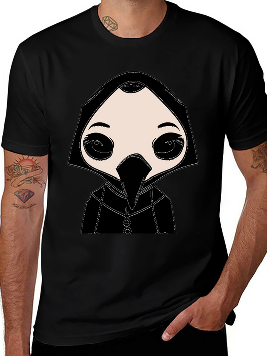 Plague Doctor Graphic Tee - Unique Design
