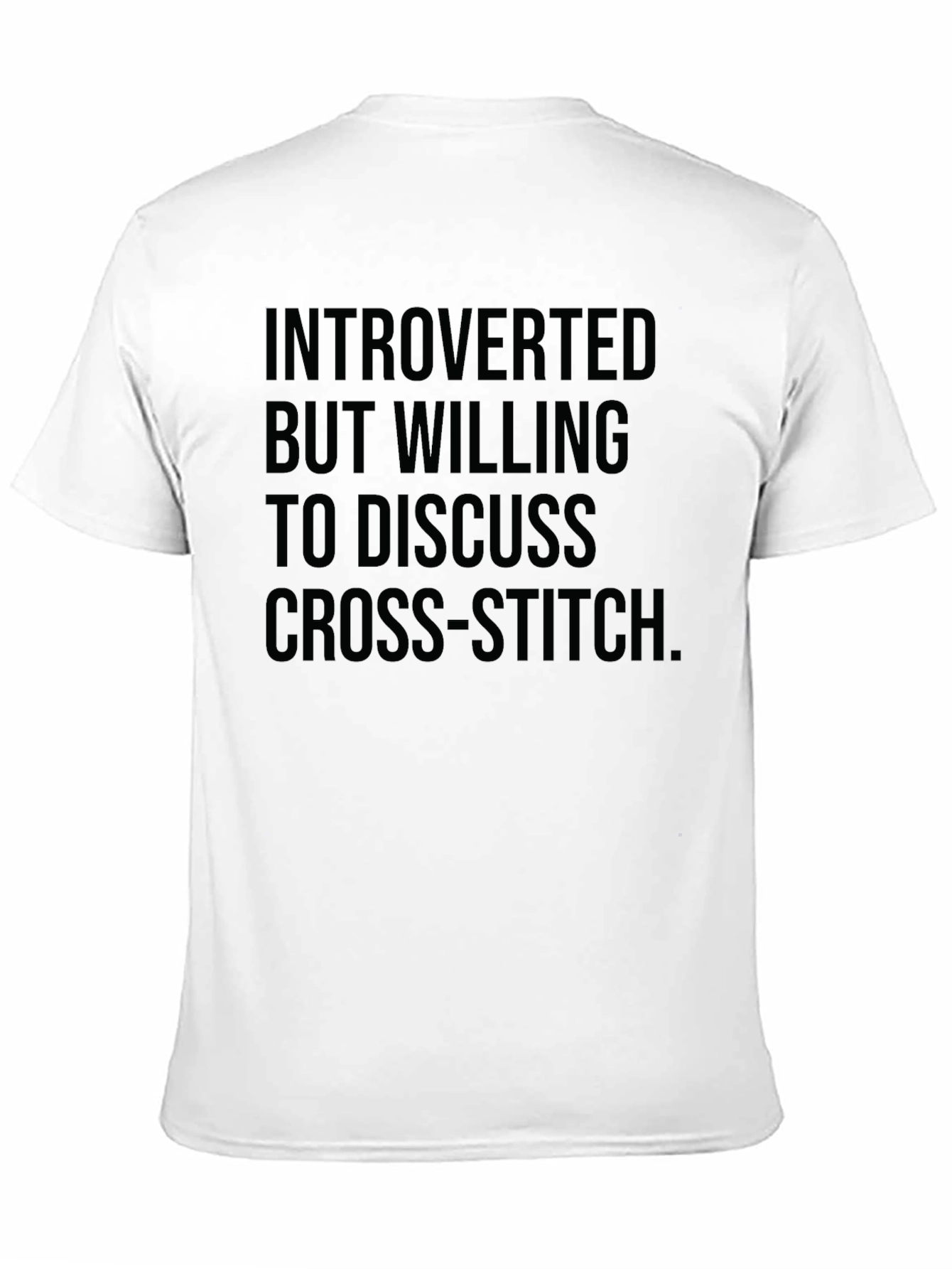 Introverted Cross-Stitch T-Shirt