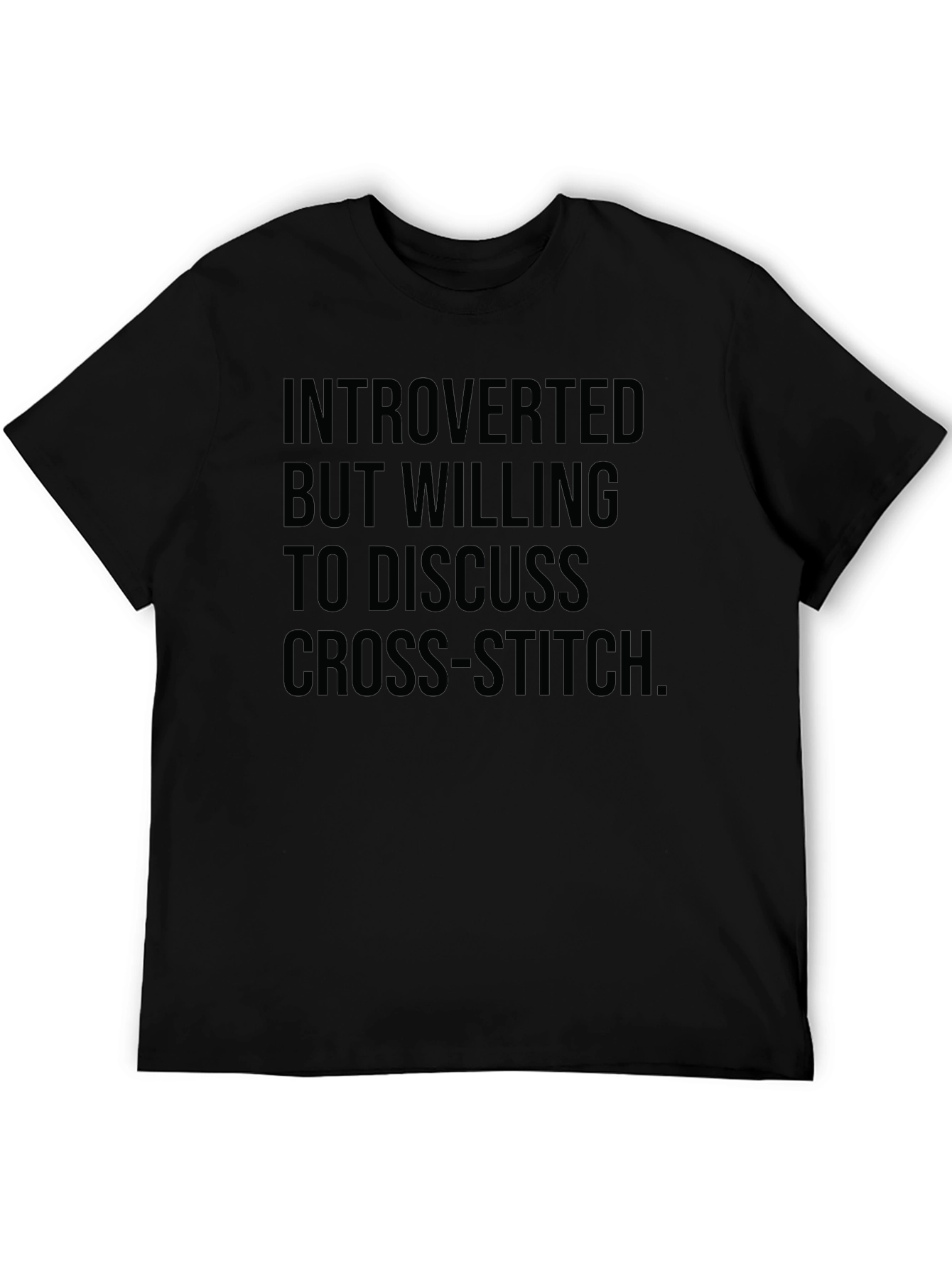 Introverted Cross-Stitch T-Shirt