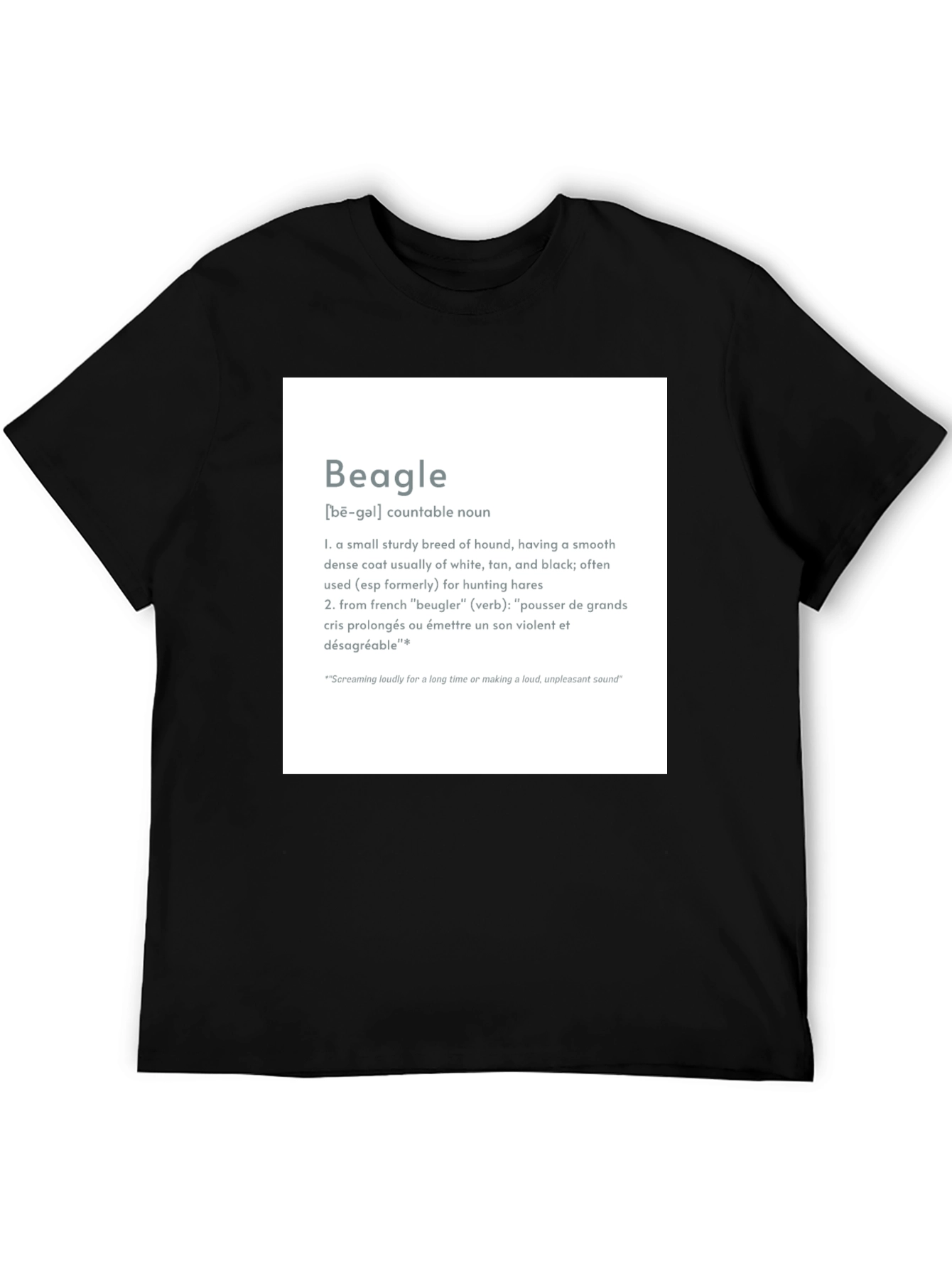 Beagle Definition T-Shirt - Dog Lover Tee