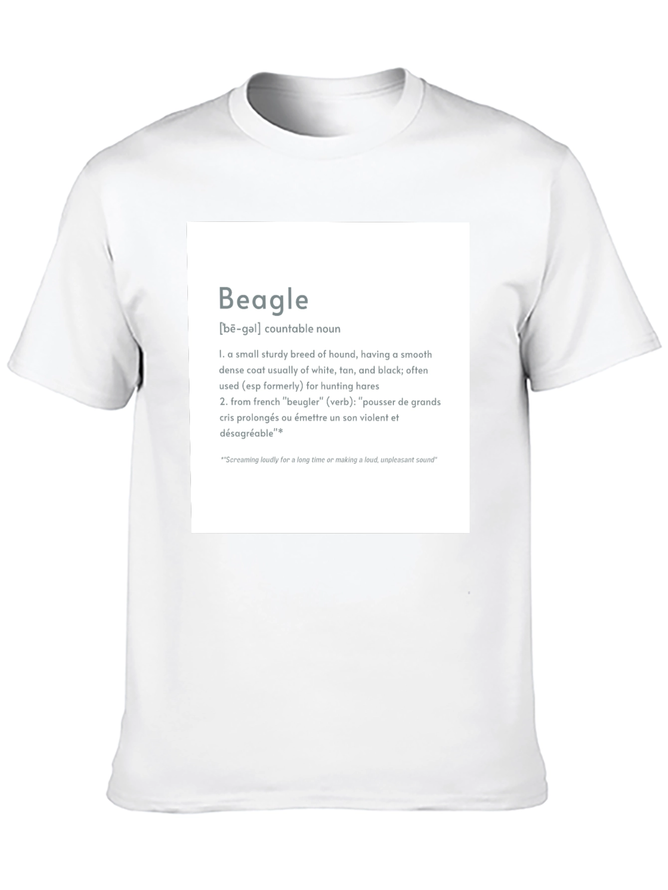 Beagle Definition T-Shirt - Dog Lover Tee