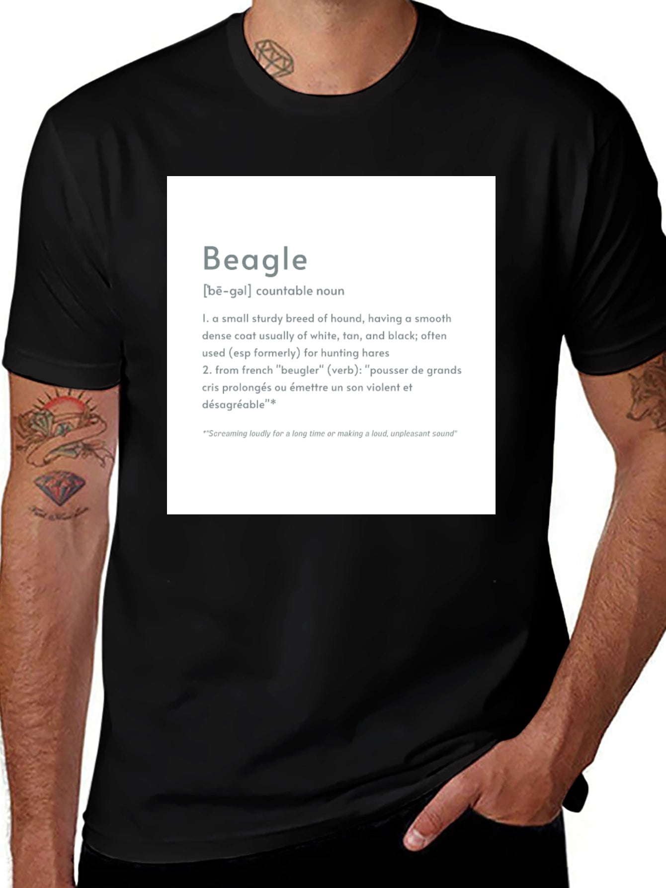 Beagle Definition T-Shirt - Dog Lover Tee