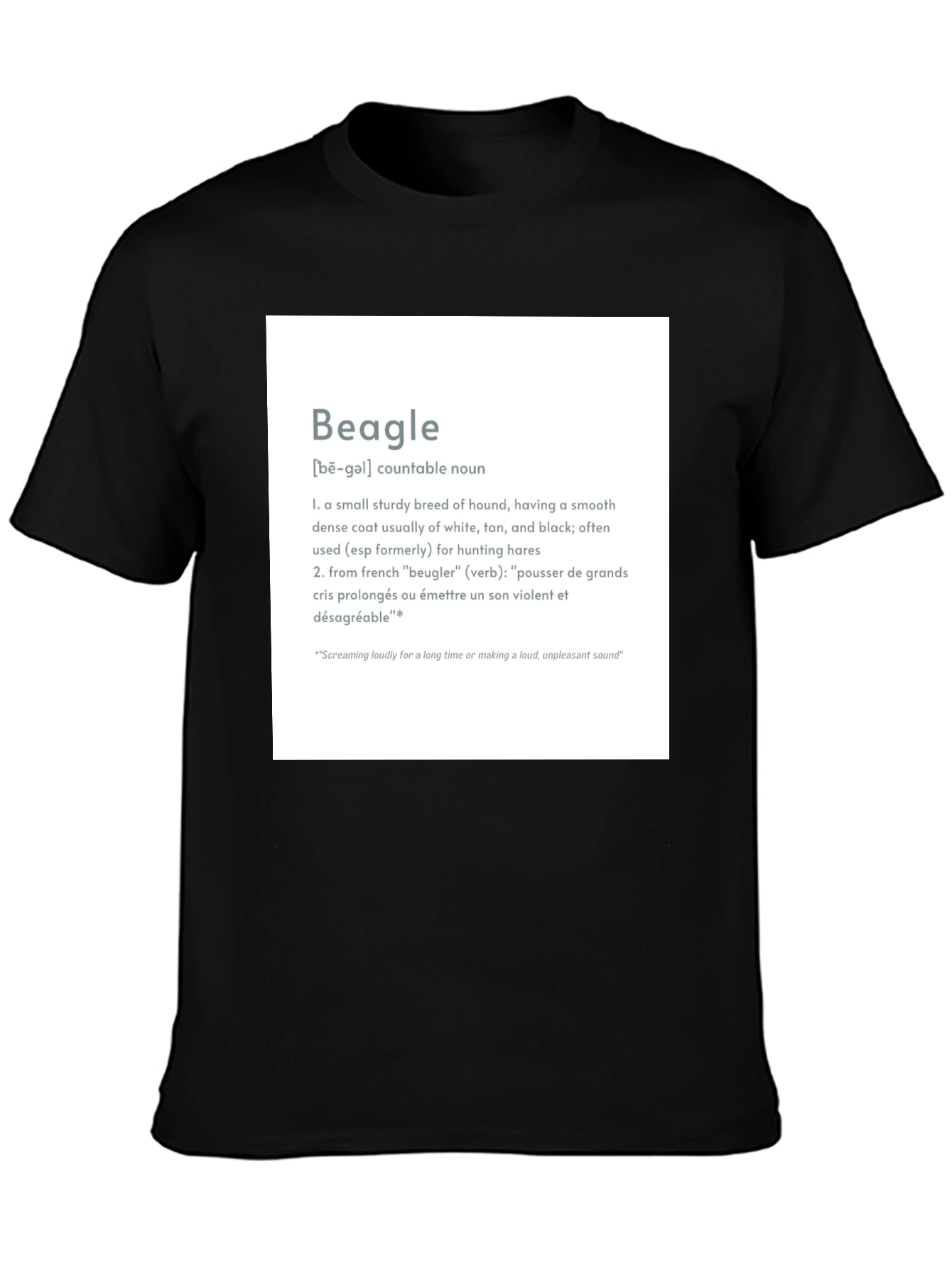 Beagle Definition T-Shirt - Dog Lover Tee