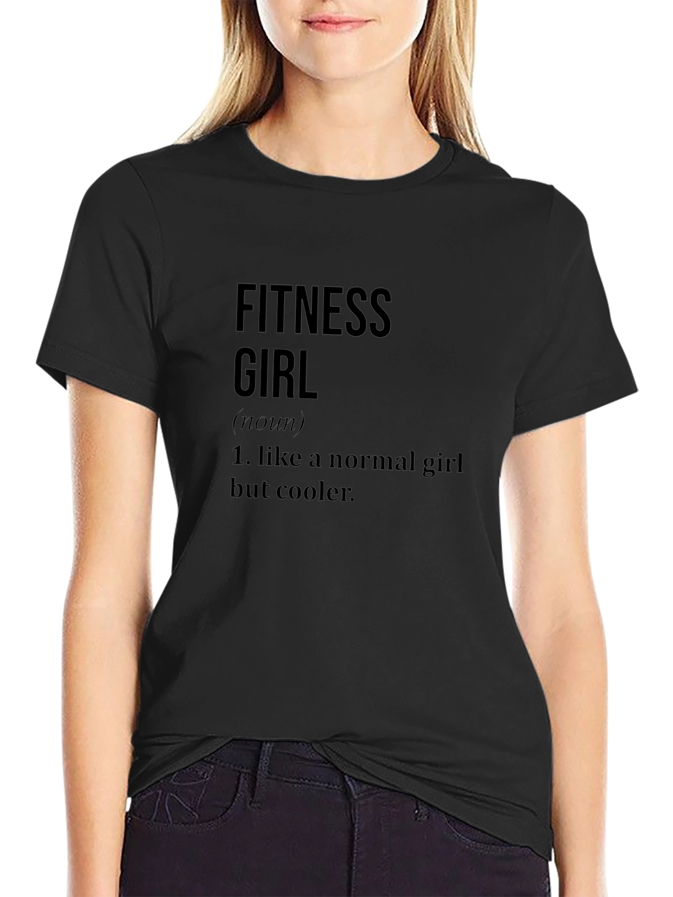 Fitness Girl Definition Graphic Tee