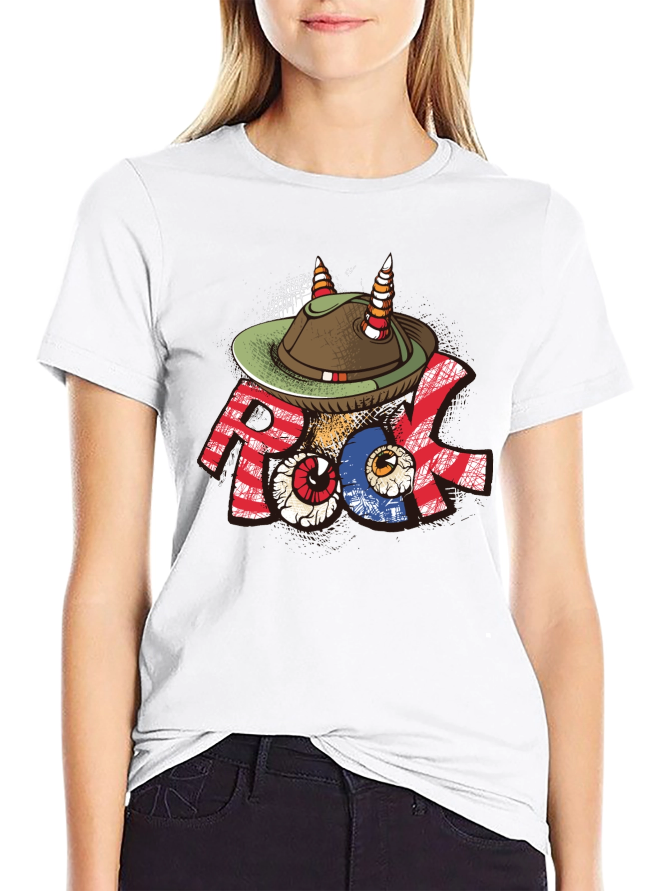 Rock Music Hat T-Shirt