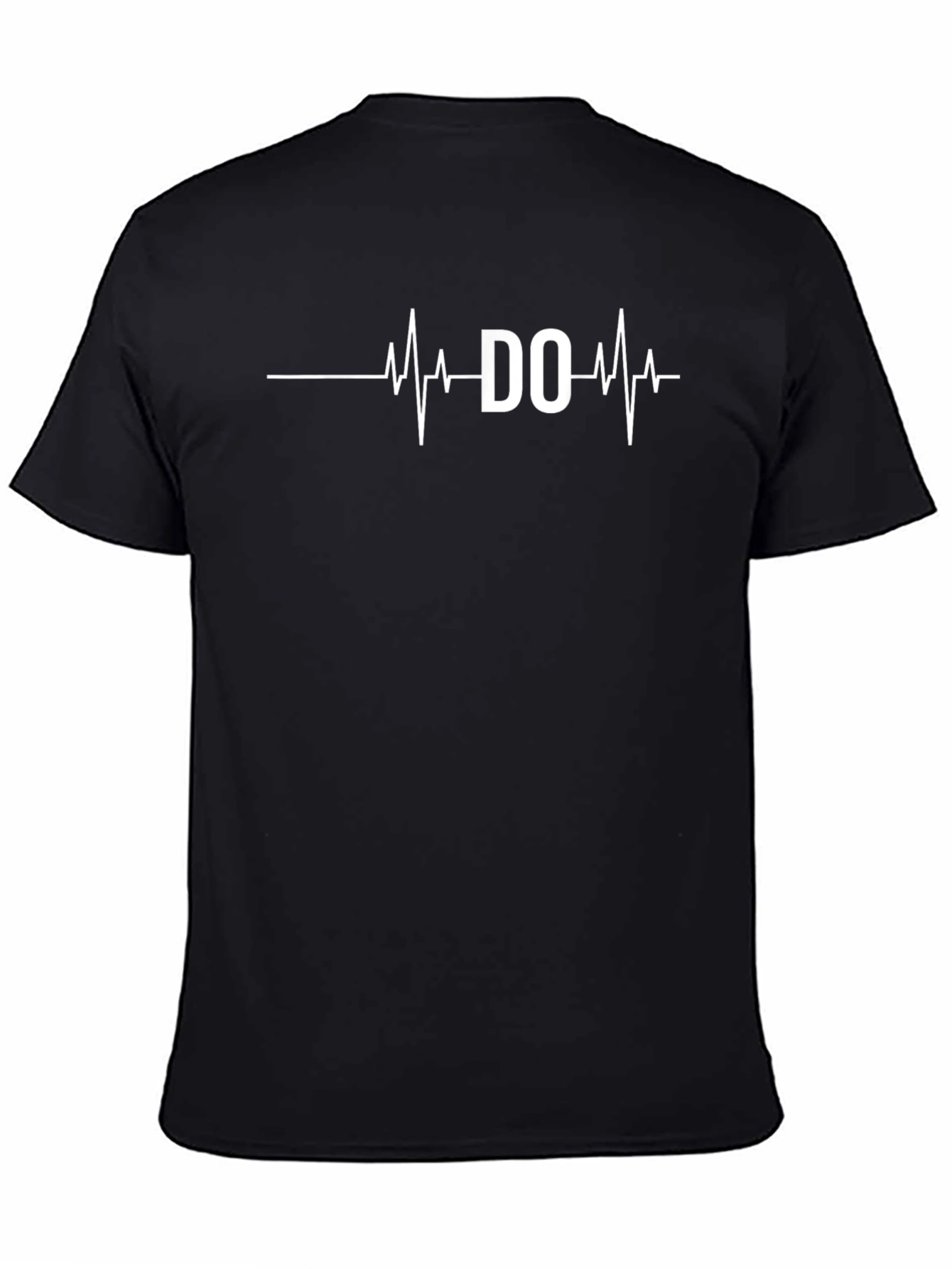 DO Heartbeat T-Shirt - Black Crew Neck Tee