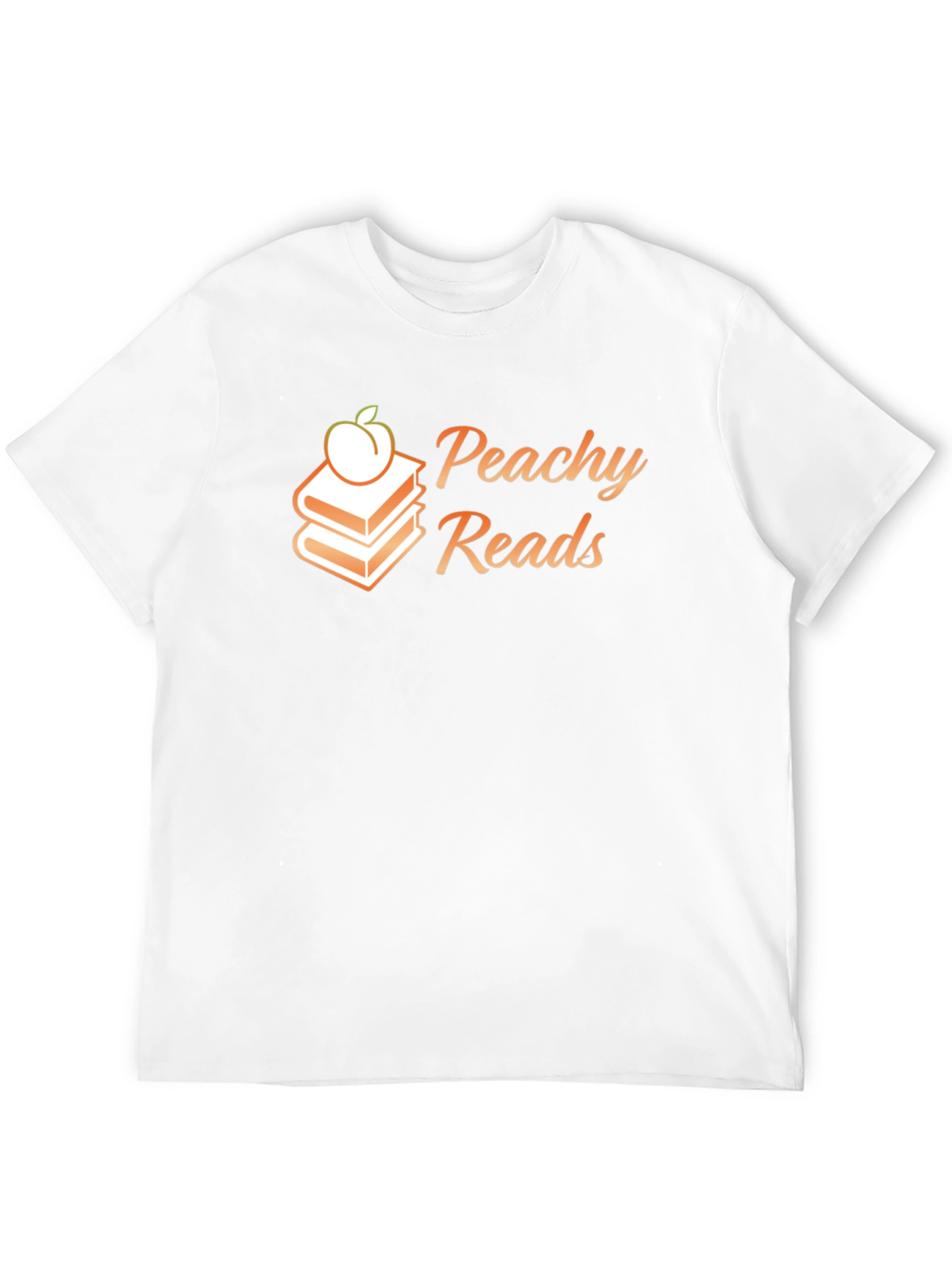 Peachy Reads Black Graphic Tee Shirt