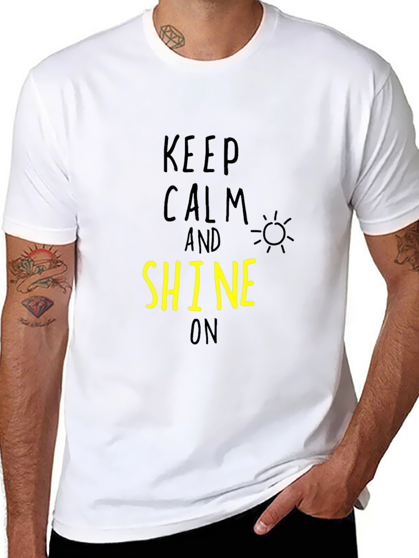Keep Calm & Shine On Graphic Tee