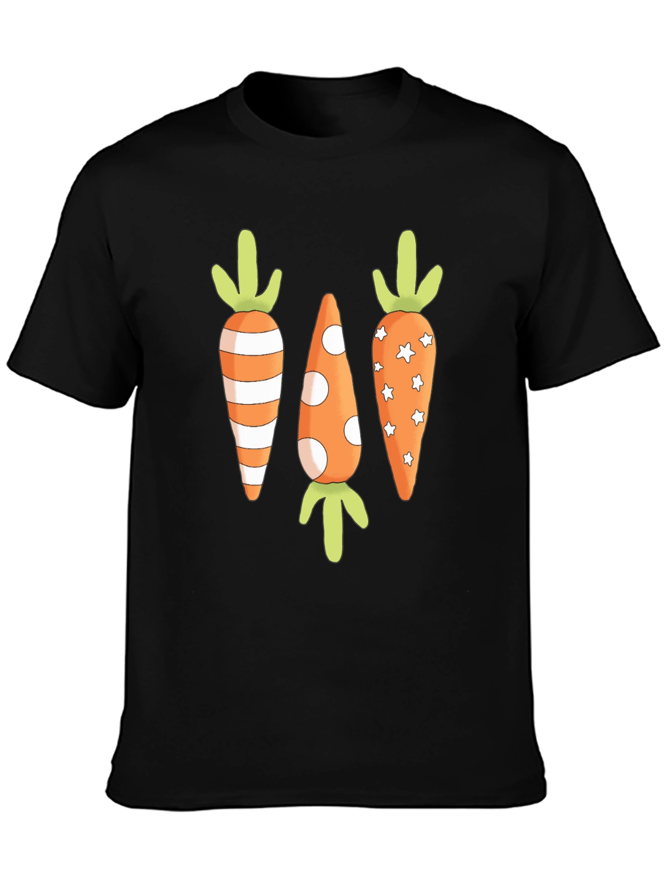 Carrot Print Tee - Easter Holiday T-Shirt