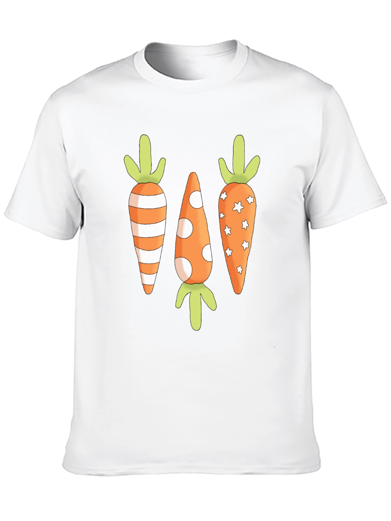 Carrot Print Tee - Easter Holiday T-Shirt