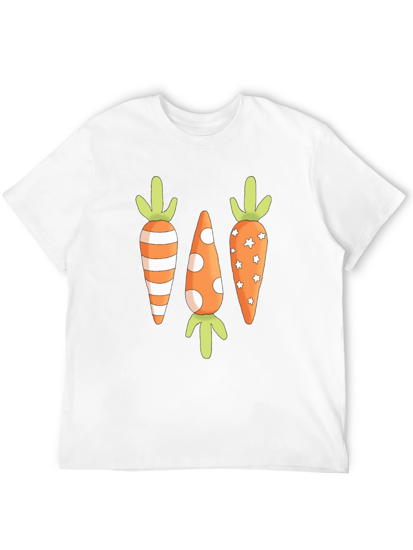 Carrot Print Tee - Easter Holiday T-Shirt