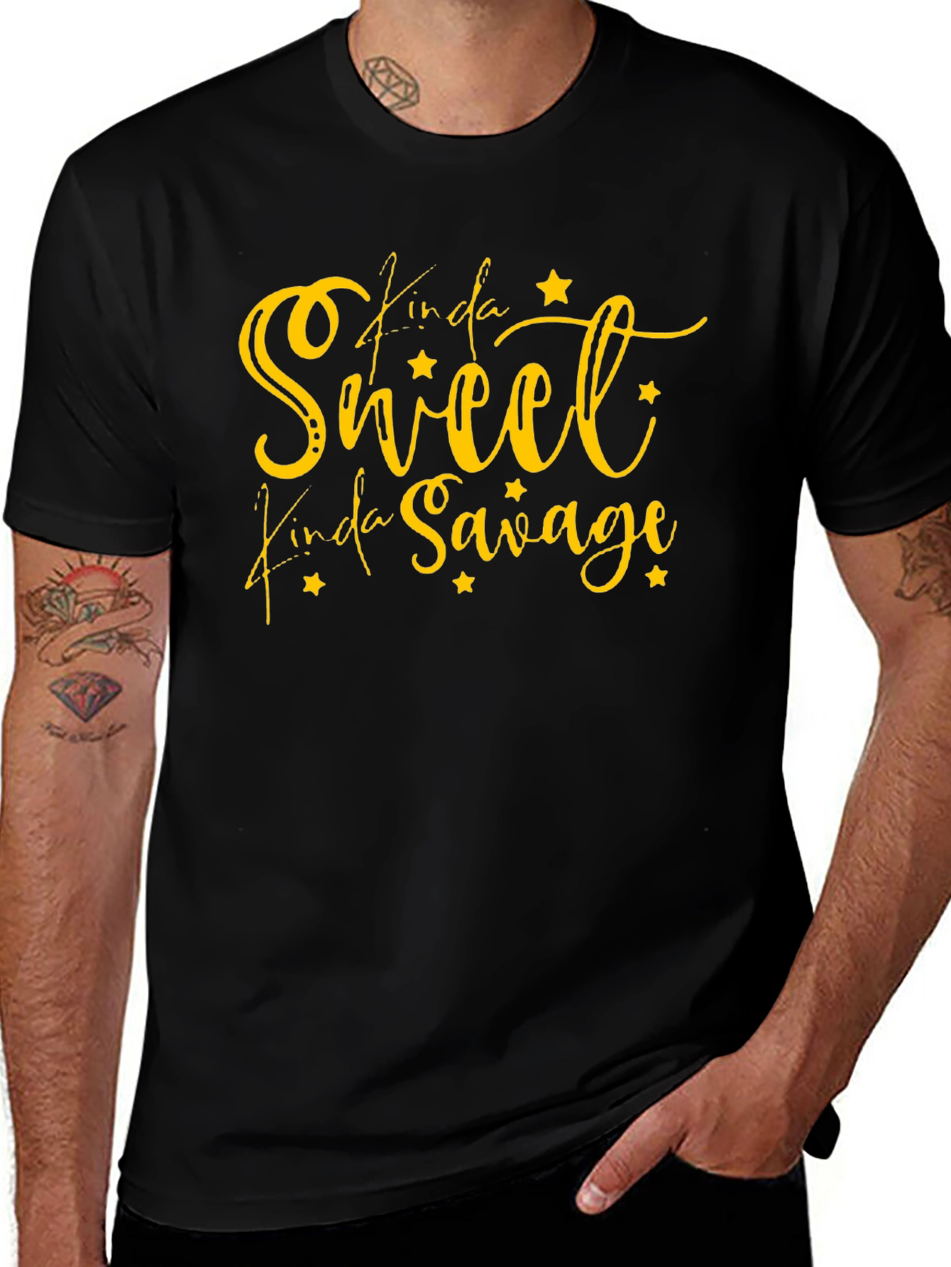 Kinda Sweet Kinda Savage Black T-Shirt