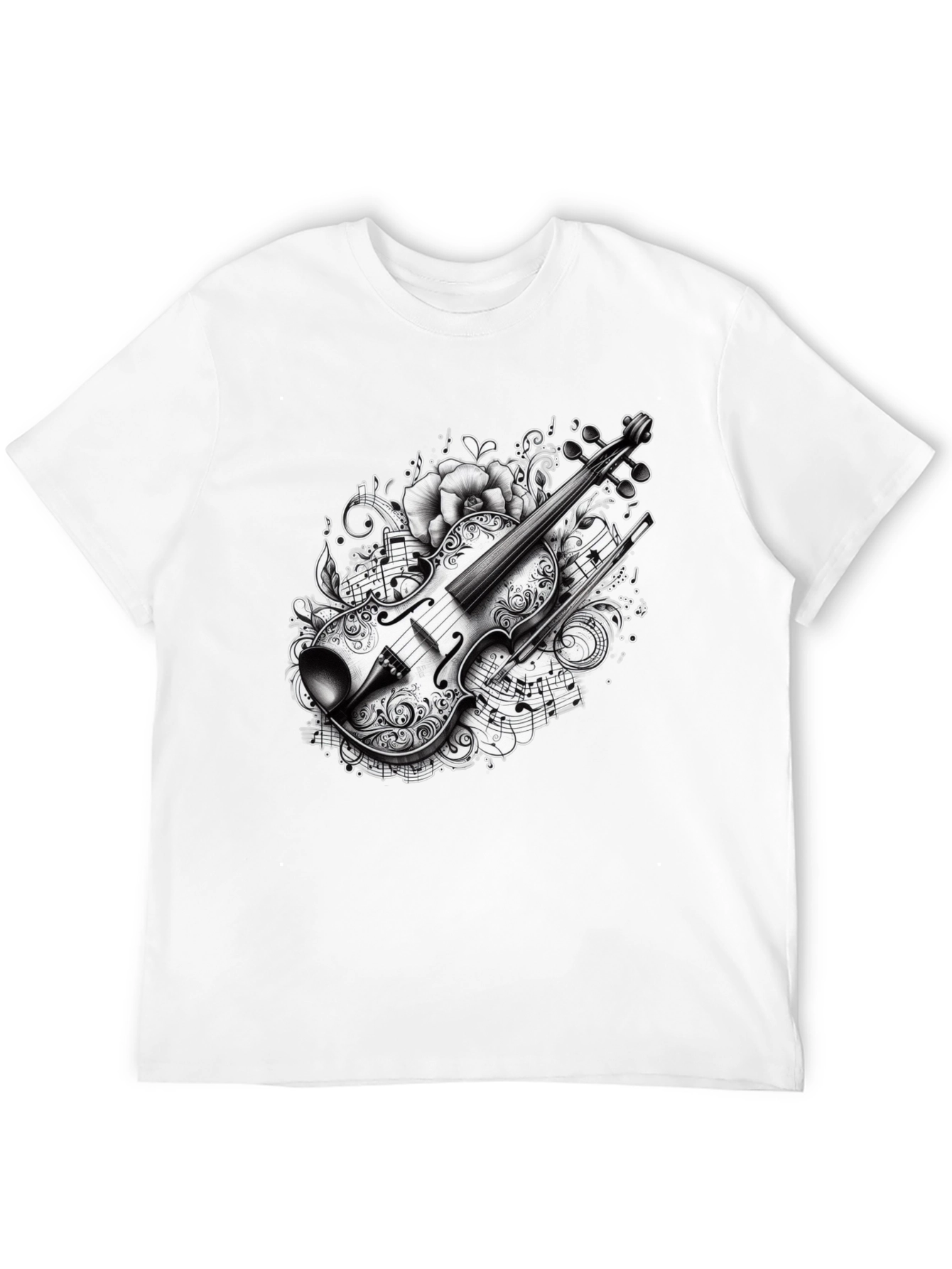 Musical Violin Graphic T-Shirt