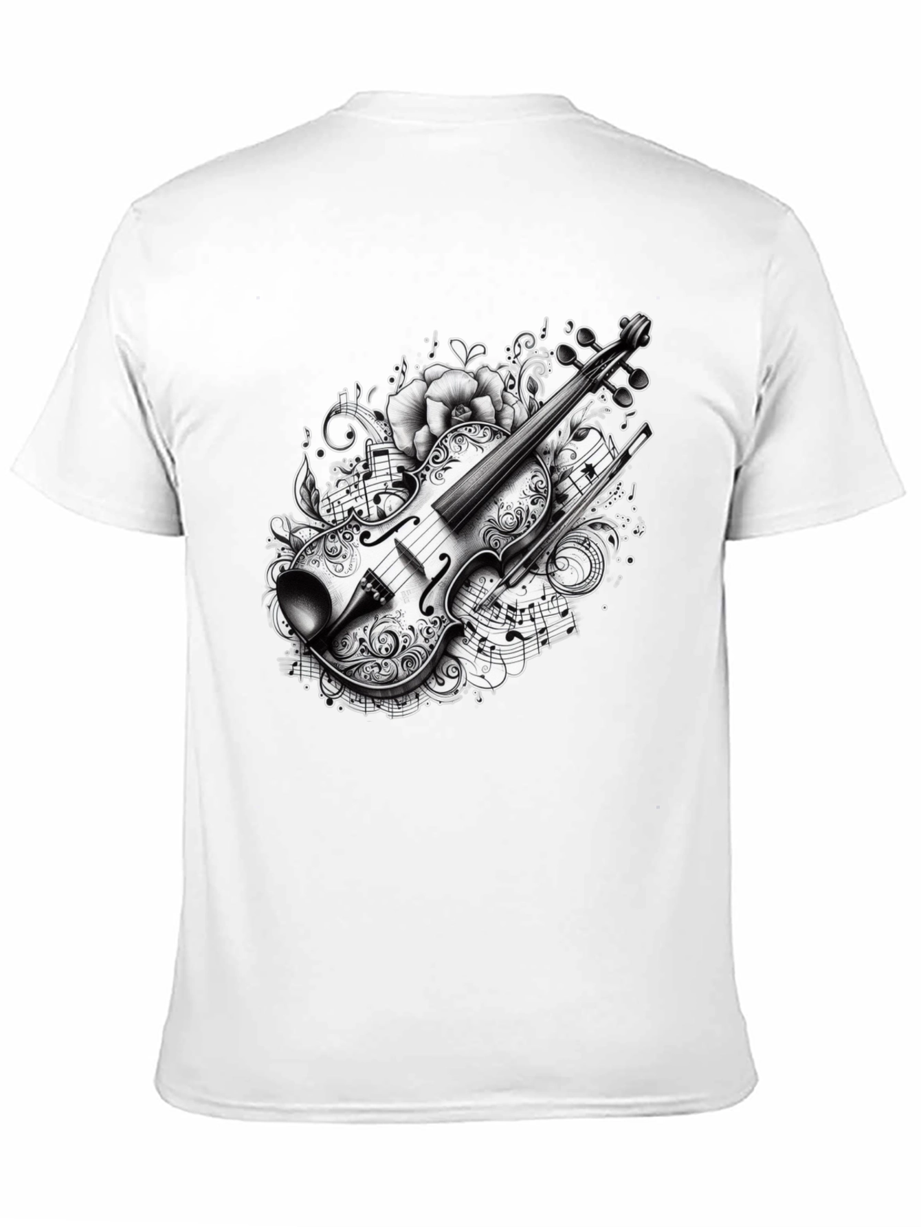 Musical Violin Graphic T-Shirt