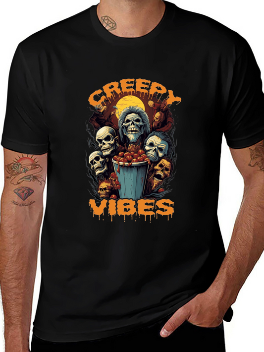 Creepy Vibes Halloween T-Shirt