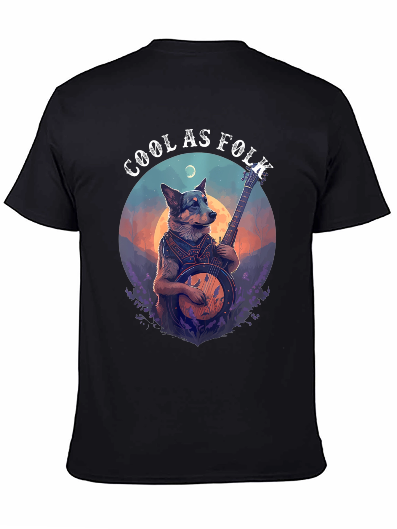 Cool As Folk Dog Graphic T-Shirt