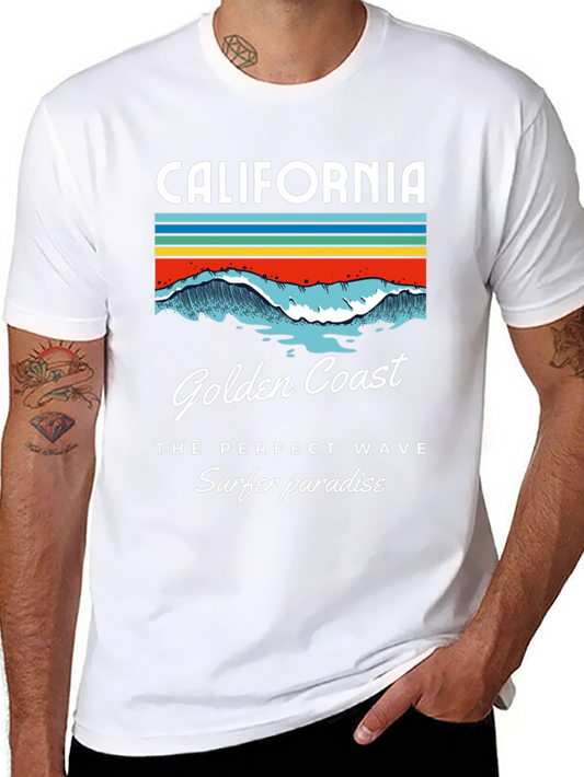 California Golden Coast Surf T-Shirt
