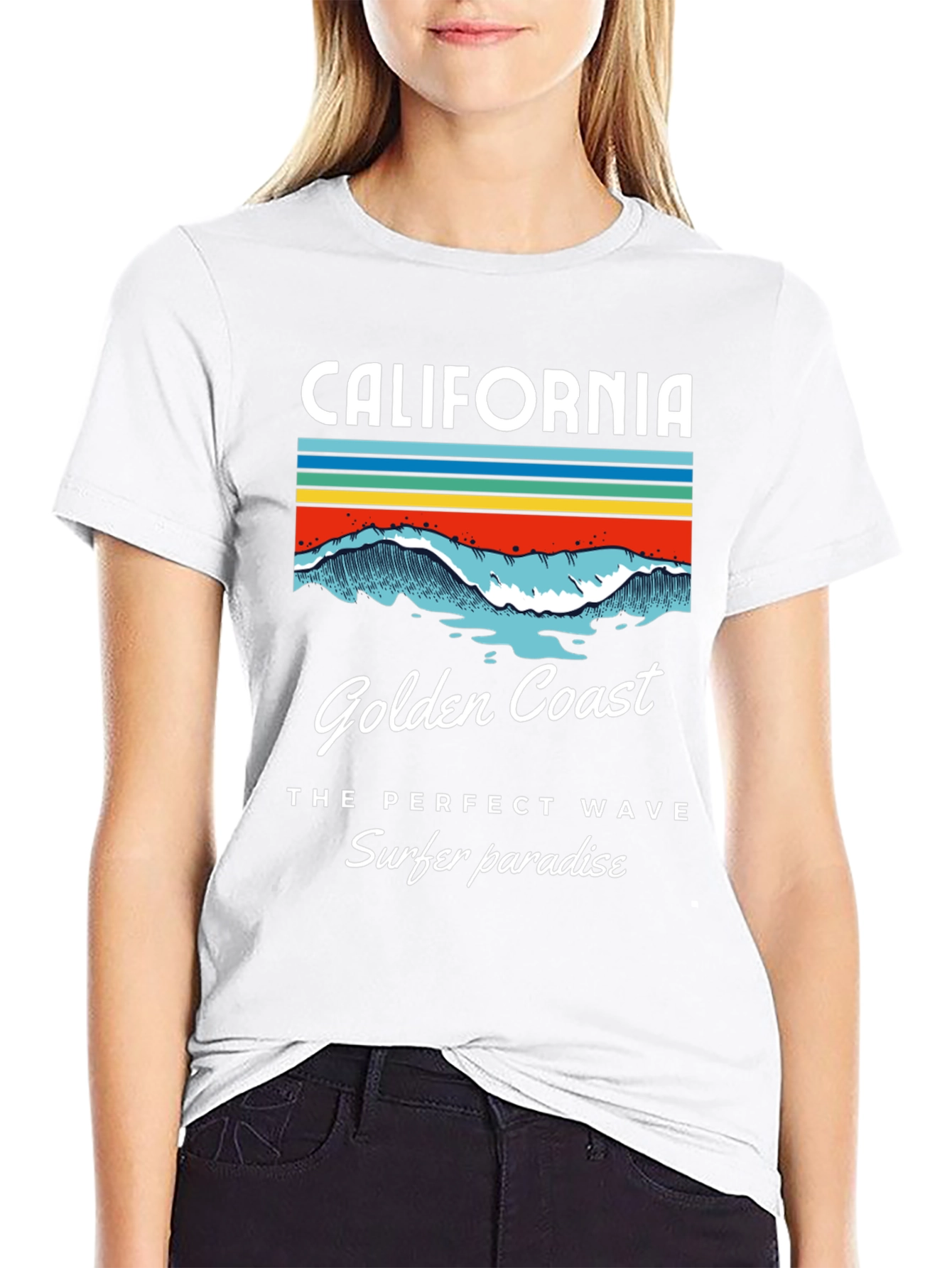 California Golden Coast Surf T-Shirt
