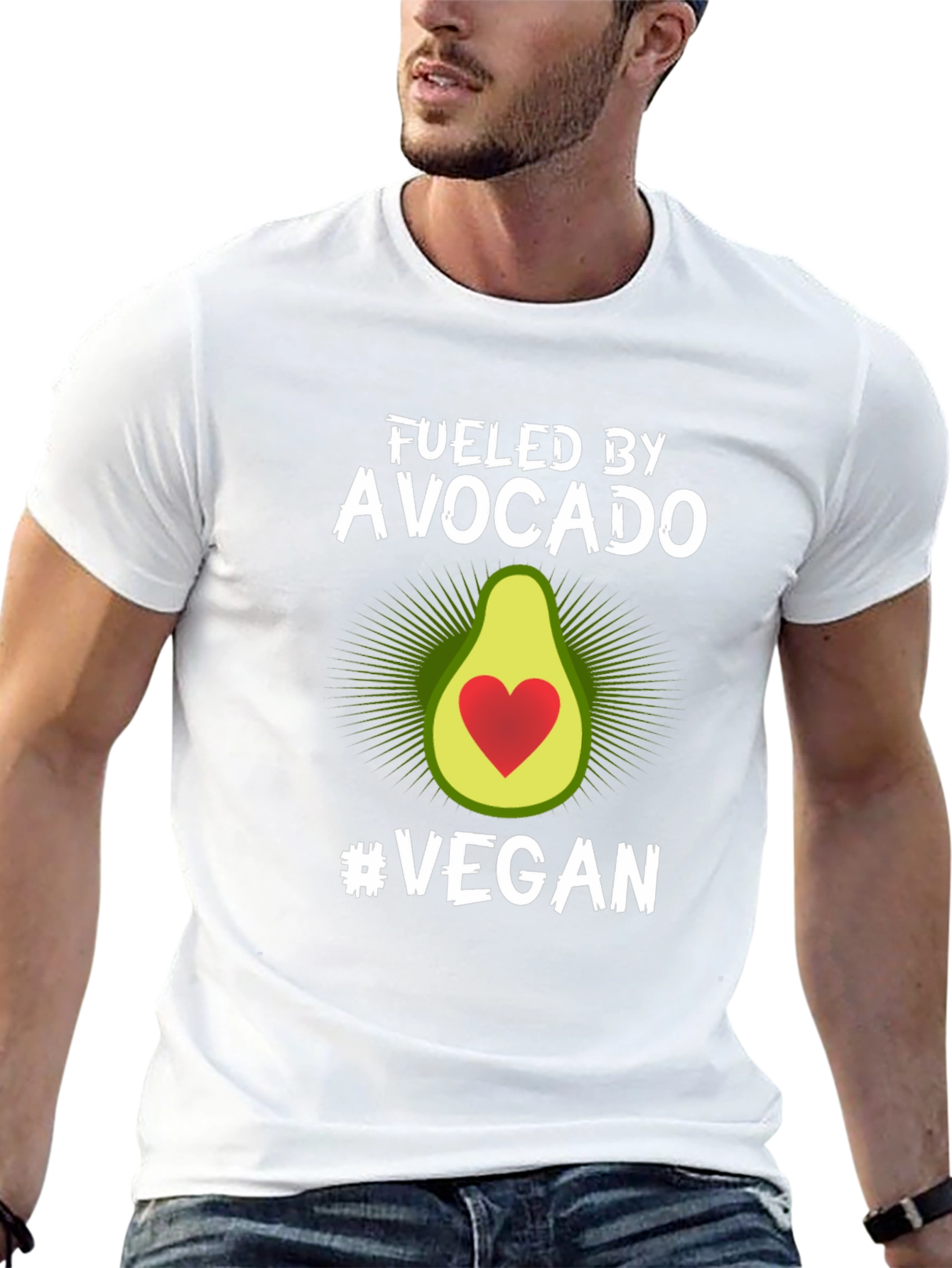 Fueled by Avocado Vegan T-Shirt