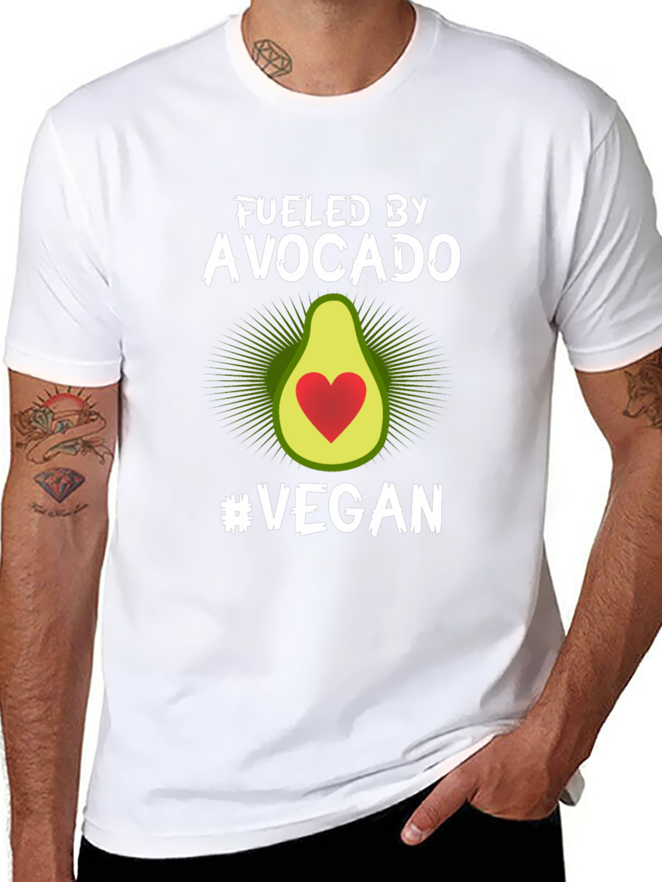 Fueled by Avocado Vegan T-Shirt