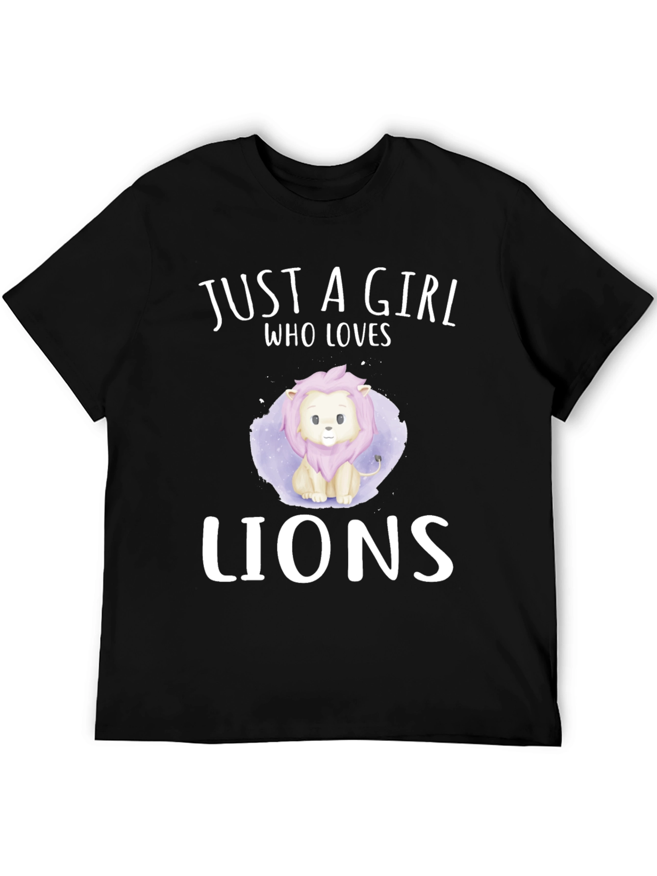 Just a Girl Who Loves Lions T-Shirt