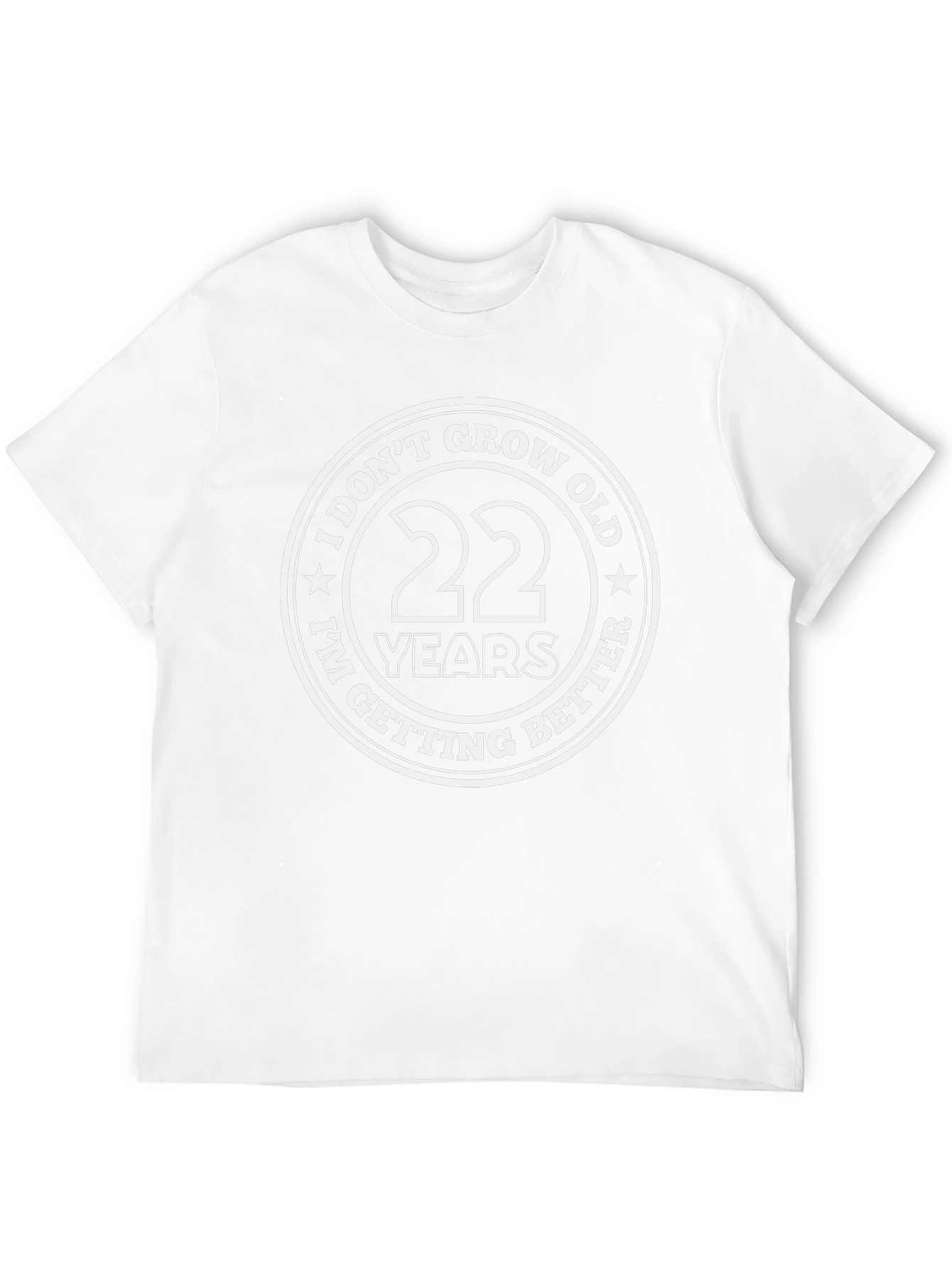 I Dont Grow Old 22 Years T-Shirt - Black