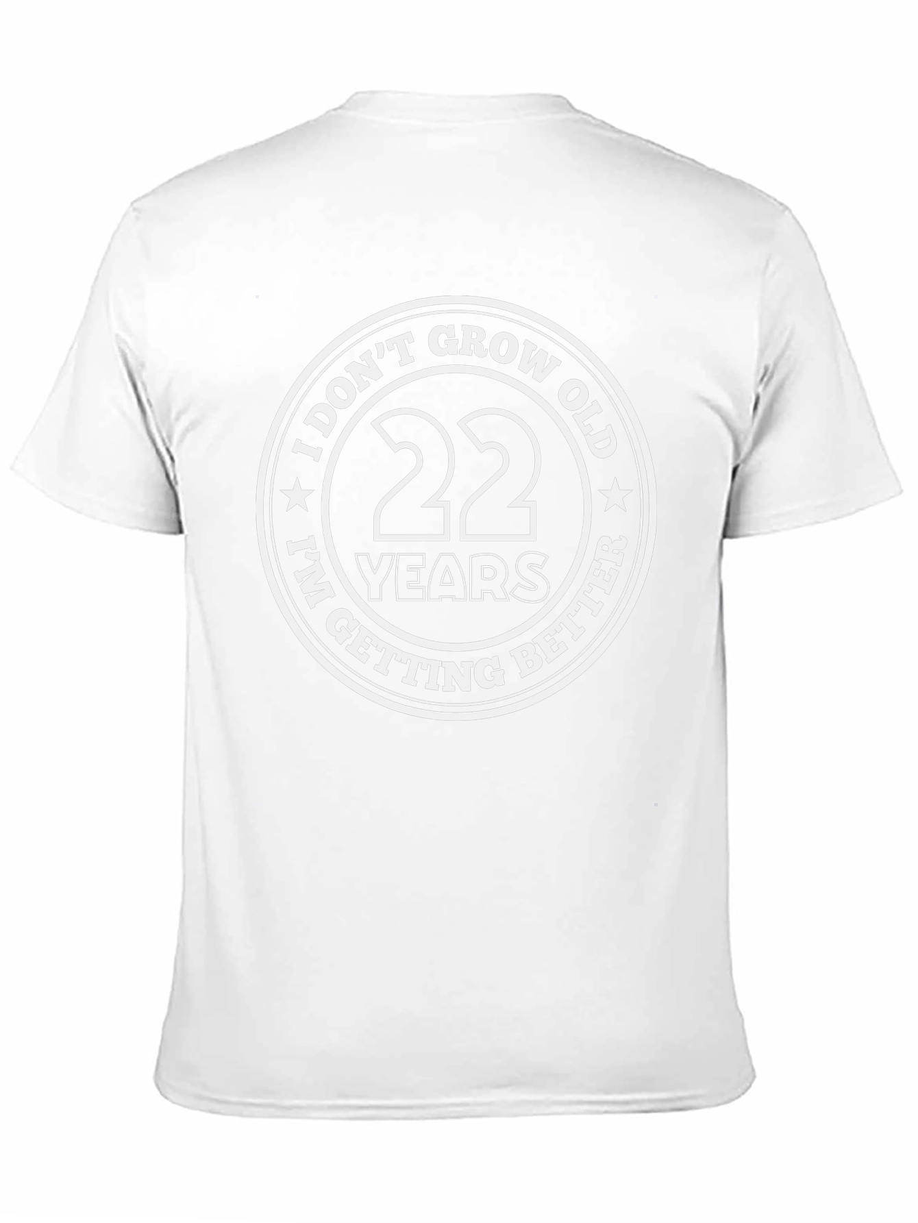 I Dont Grow Old 22 Years T-Shirt - Black