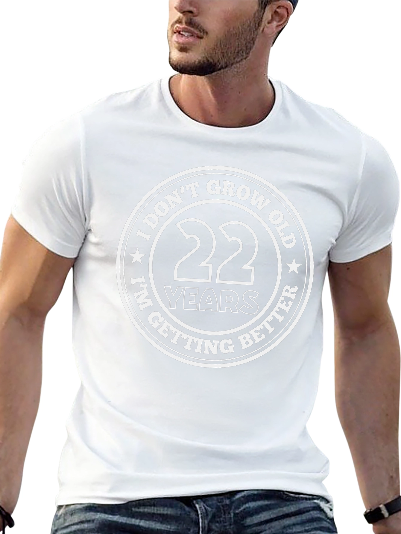 I Dont Grow Old 22 Years T-Shirt - Black