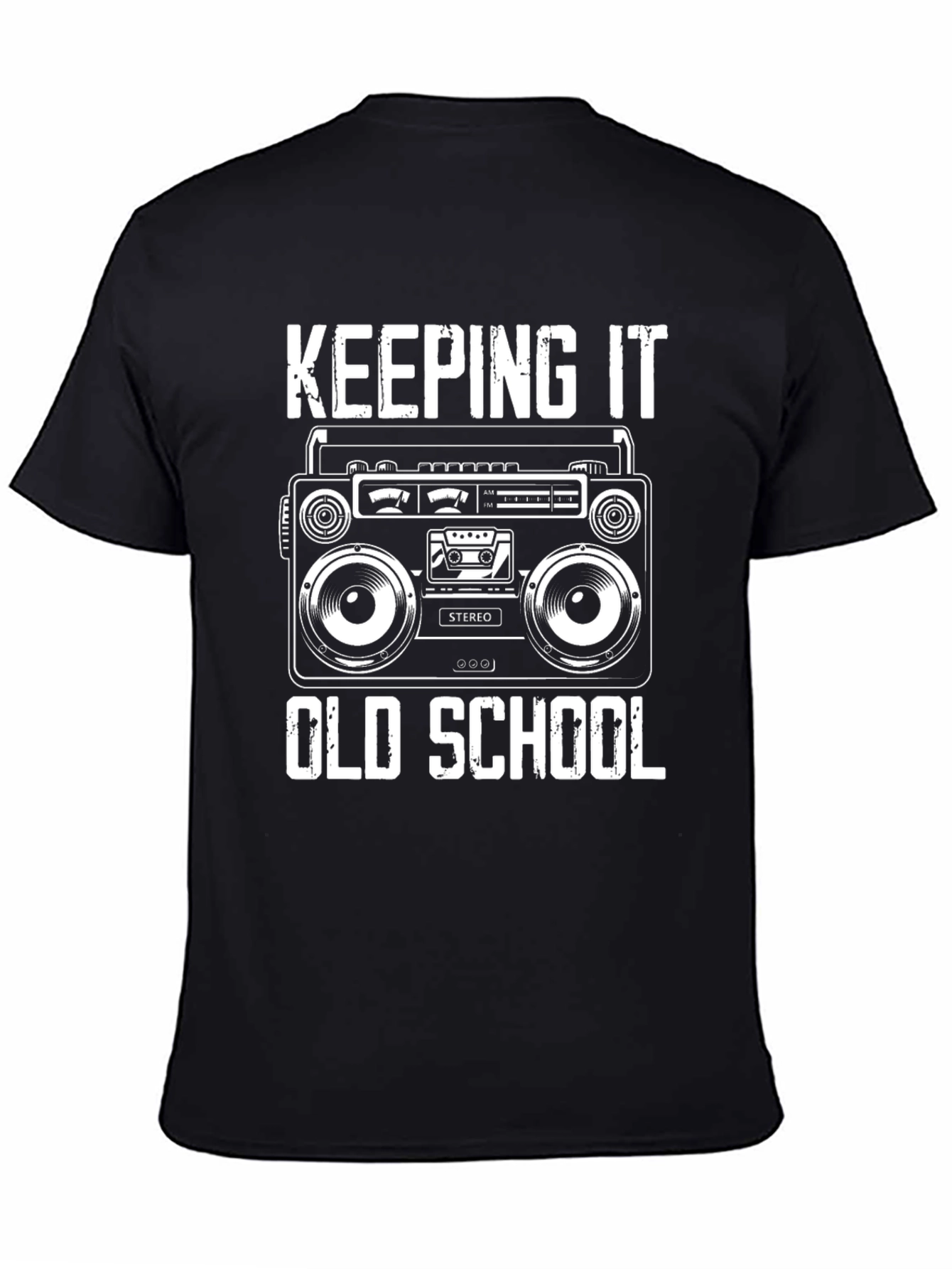 Keeping it Old School Boombox Graphic Tee