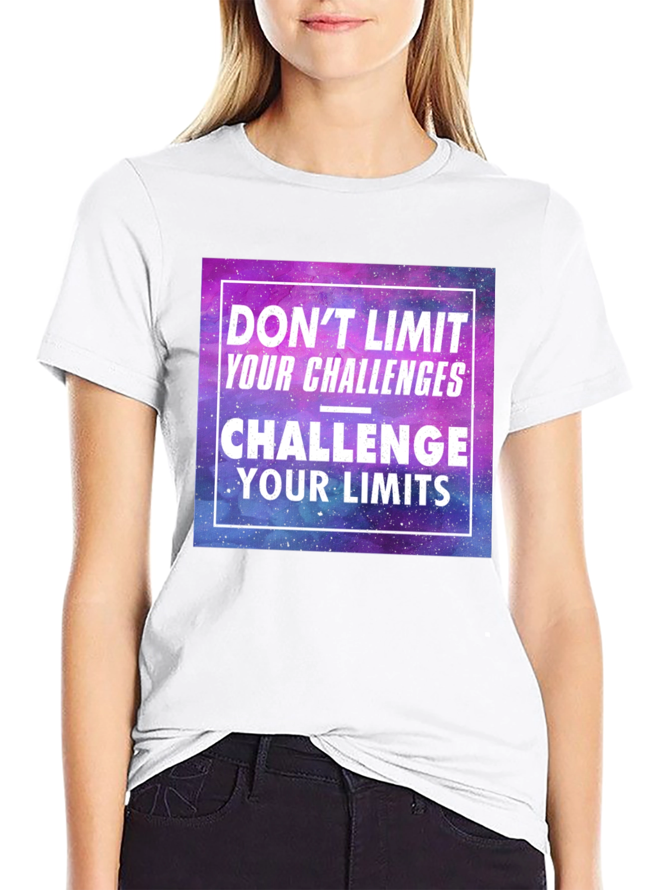 Challenge Your Limits Graphic Tee - Motivational Shirt