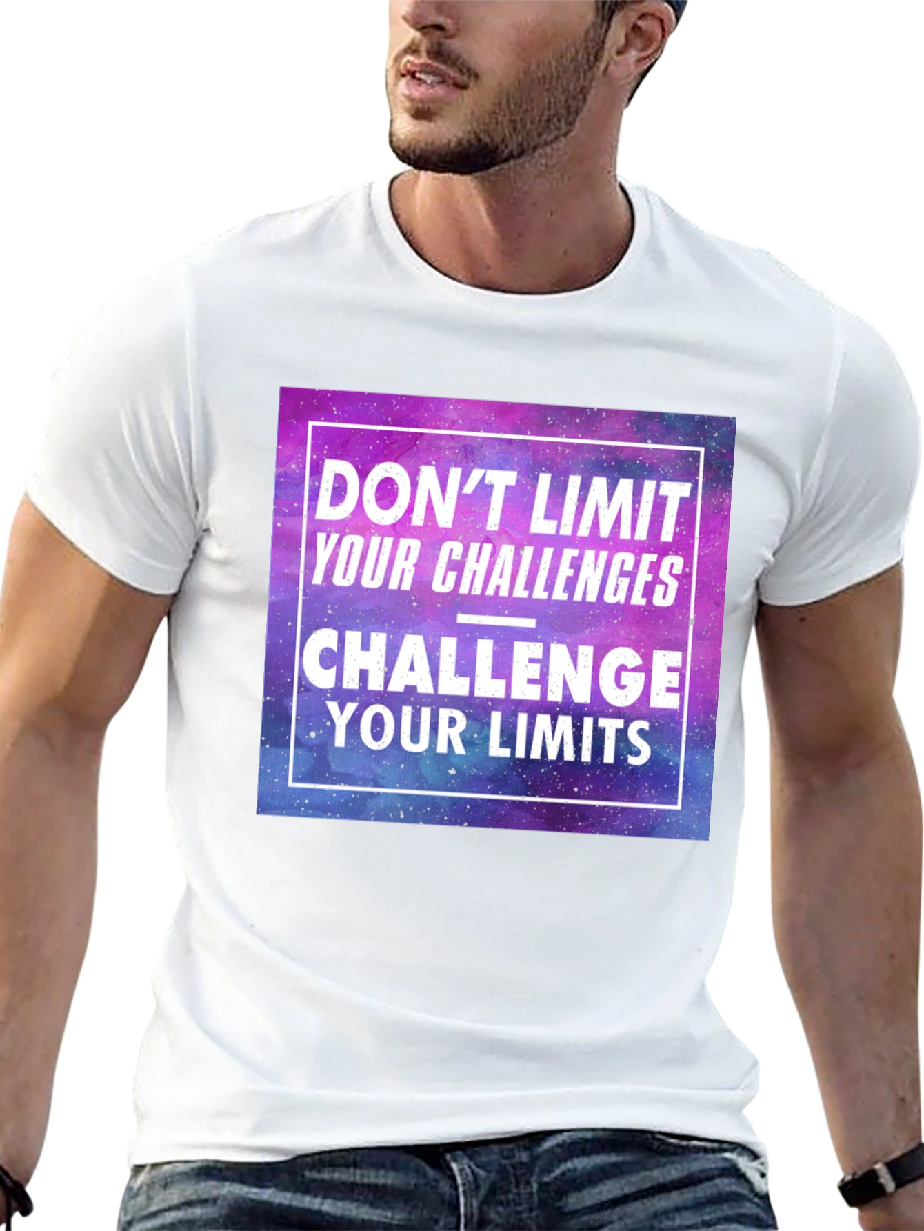 Challenge Your Limits Graphic Tee - Motivational Shirt