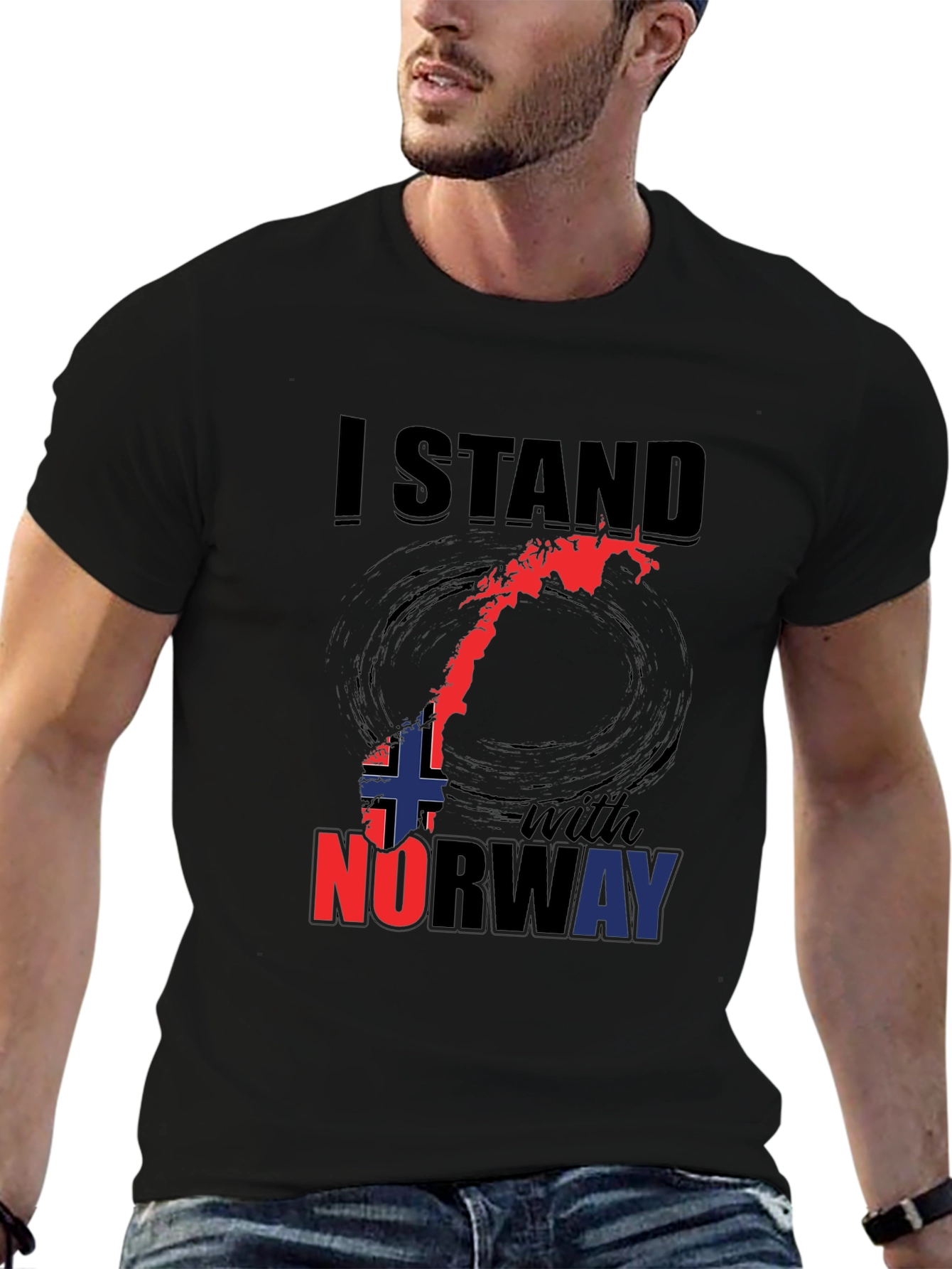 I Stand With Norway Patriotic T-Shirt
