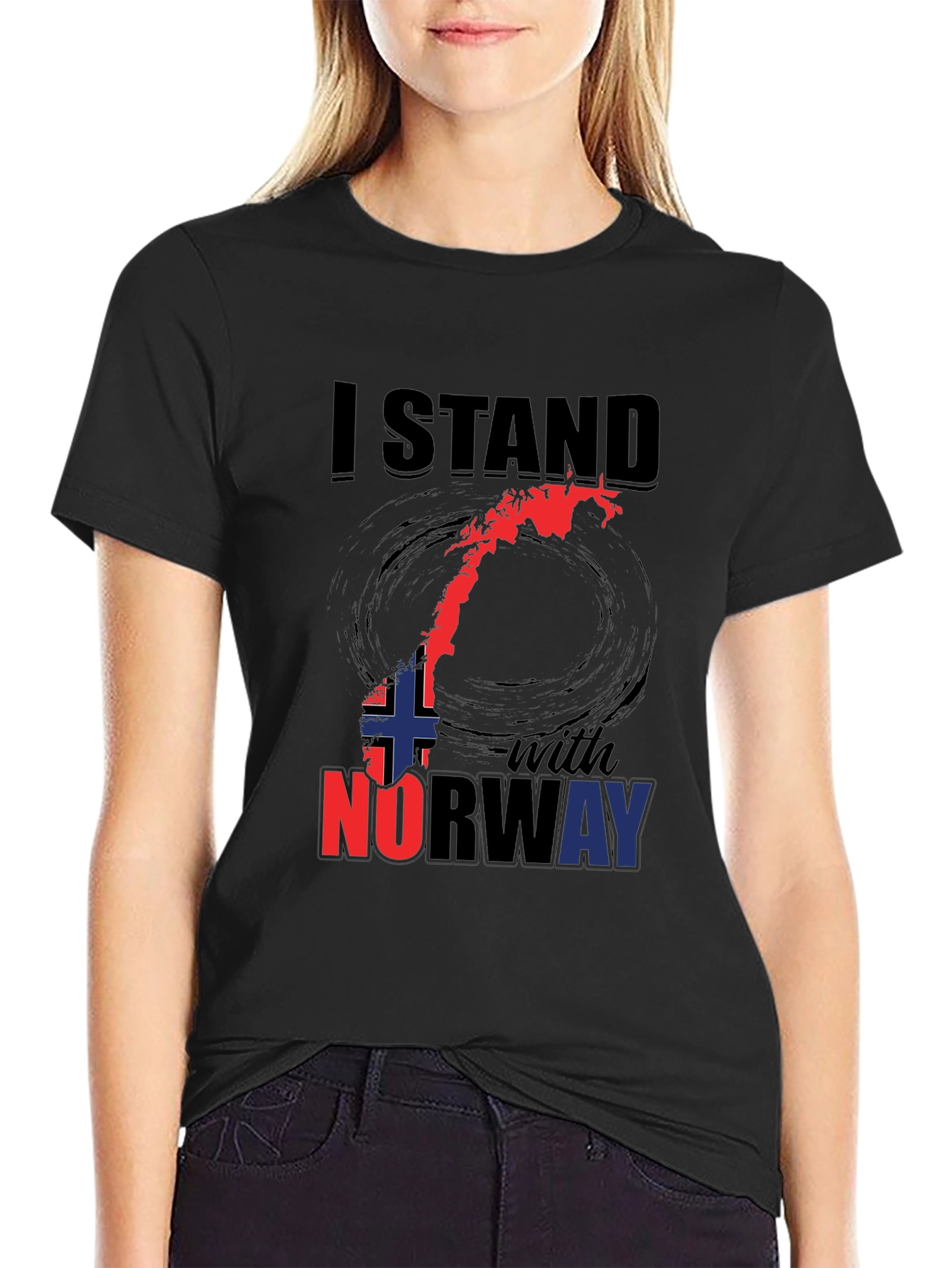 I Stand With Norway Patriotic T-Shirt