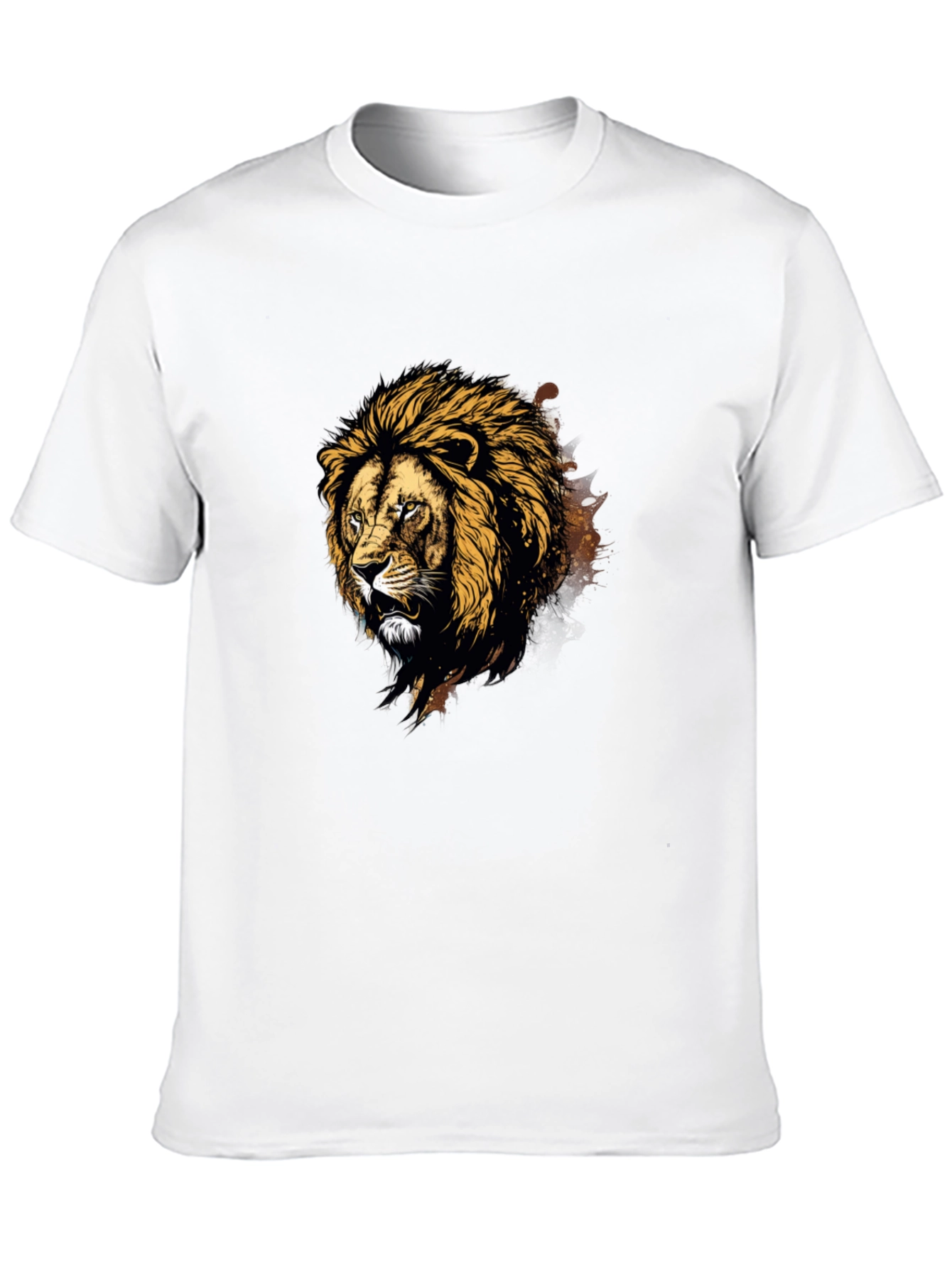 Black Lion Graphic Tee - Fierce Style