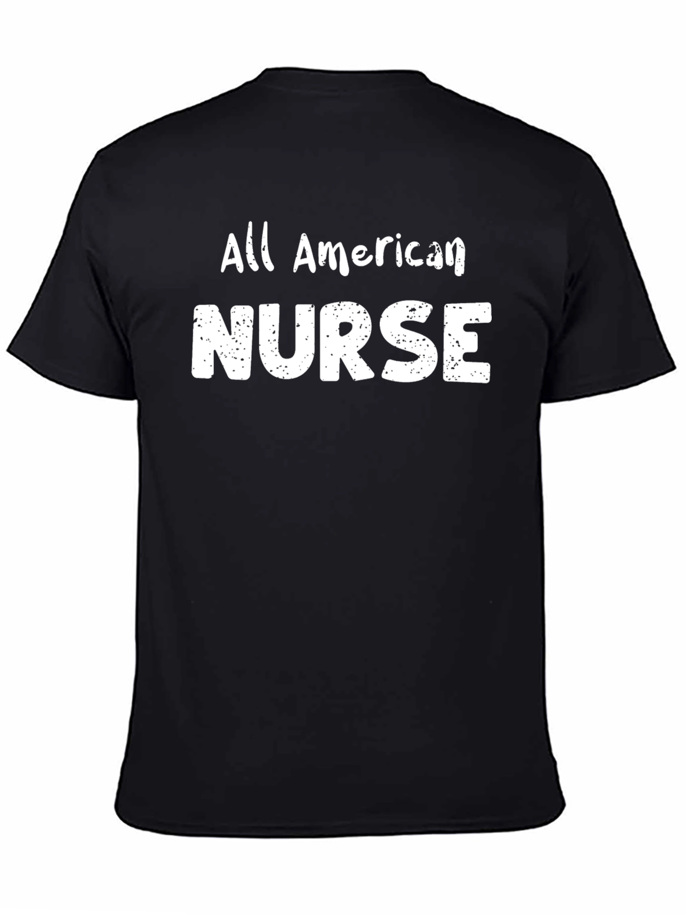 All American Nurse T-Shirt - Black