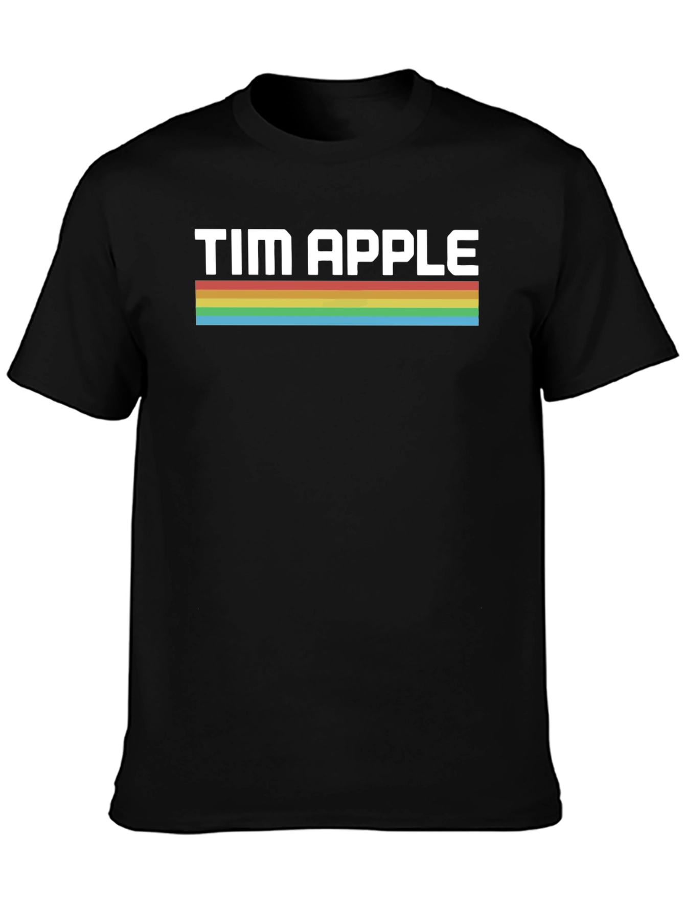 Tim Apple Retro Stripe T-Shirt - Premium Cotton