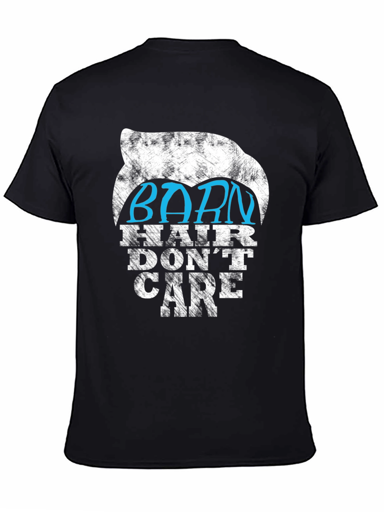 Barn Hair Dont Care Graphic Tee - Black
