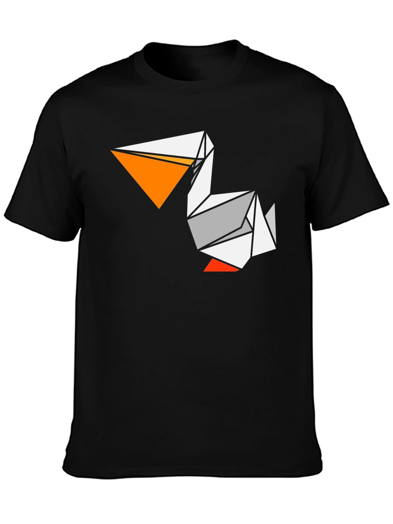 Origami Pelican T-Shirt - Unique Graphic Tee