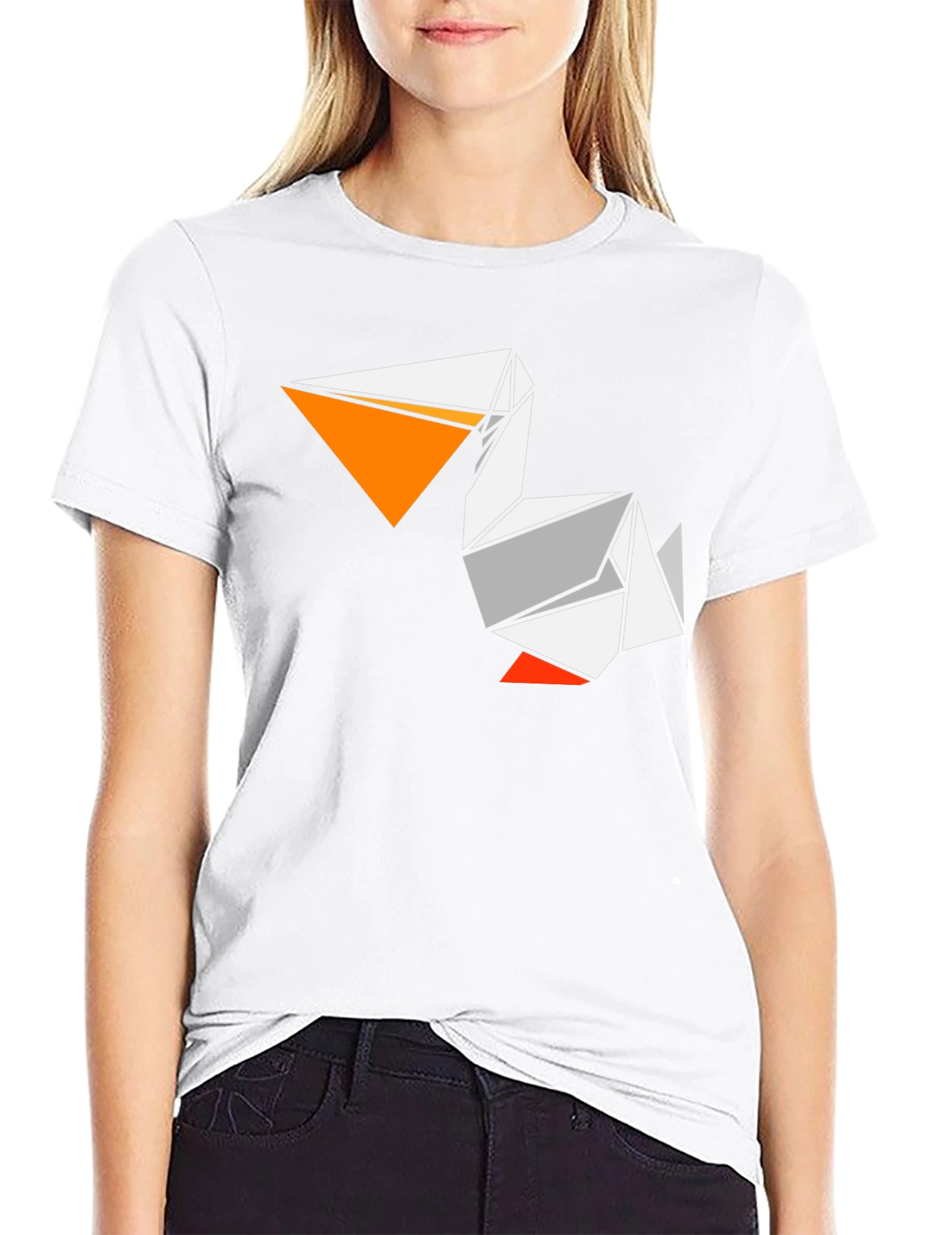 Origami Pelican T-Shirt - Unique Graphic Tee