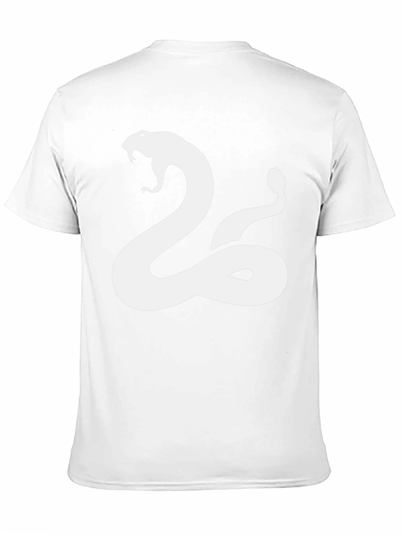 Snake Graphic T-Shirt - Black