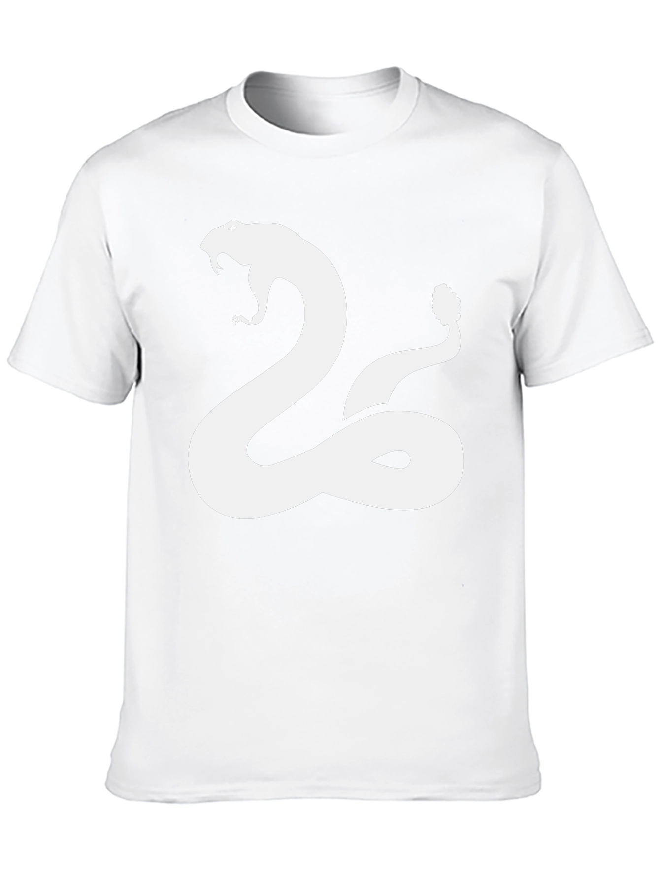 Snake Graphic T-Shirt - Black